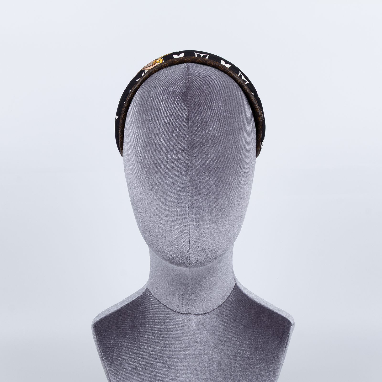 路易威登 LOUIS VUITTON 髮箍 髮飾 頭飾 M77394 黑白原花髮箍 無附屬品