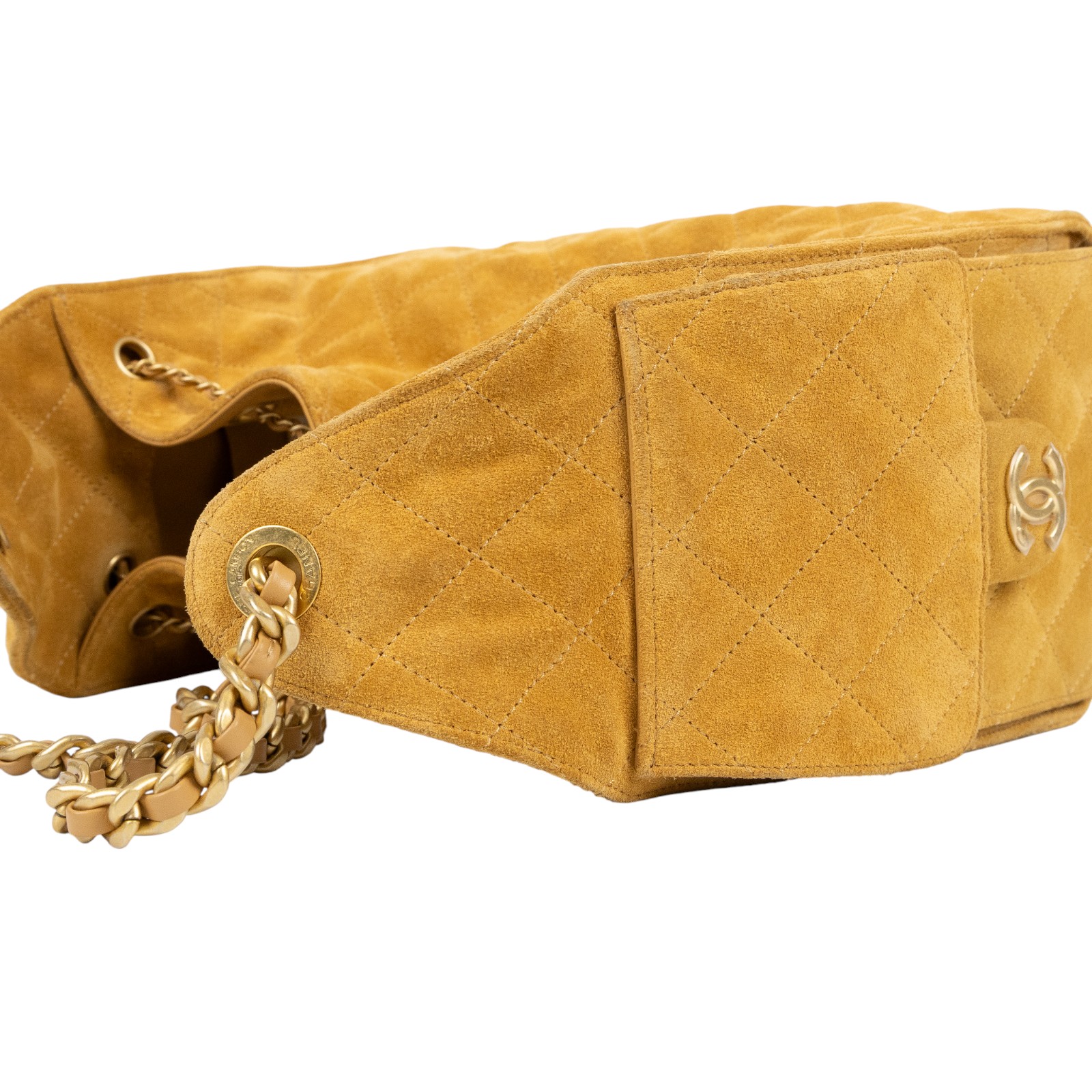 香奈兒 CHANEL 25 小型包 AS5293 B18799 晶片款 焦糖麂皮25包 小號 原廠盒子/防塵袋/購買證明