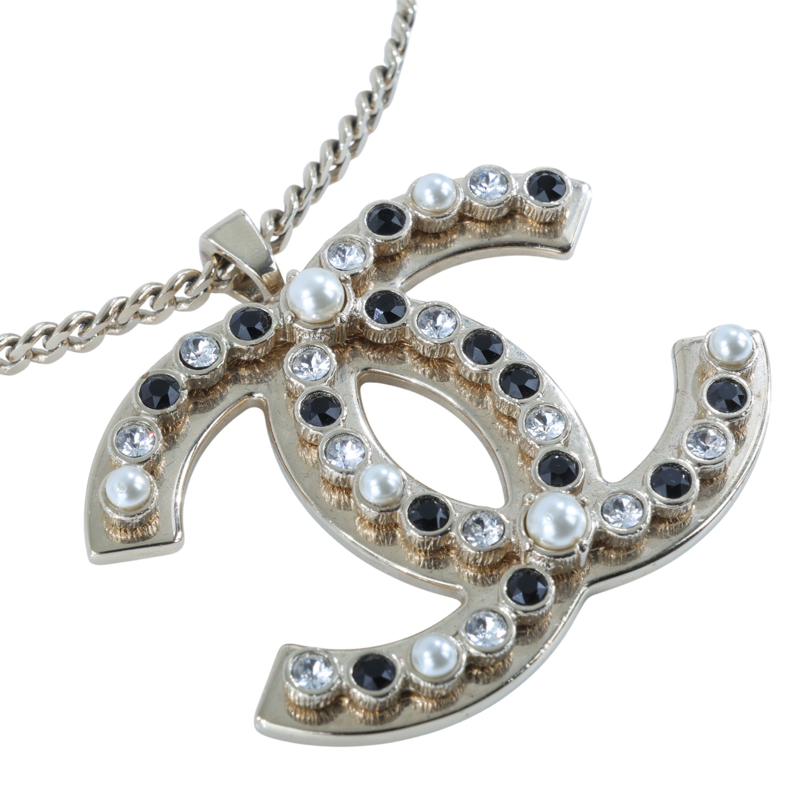 香奈兒 CHANEL CC LOGO 項鍊 5176811709190B23K 大雙C項鍊 原廠盒子/內襯