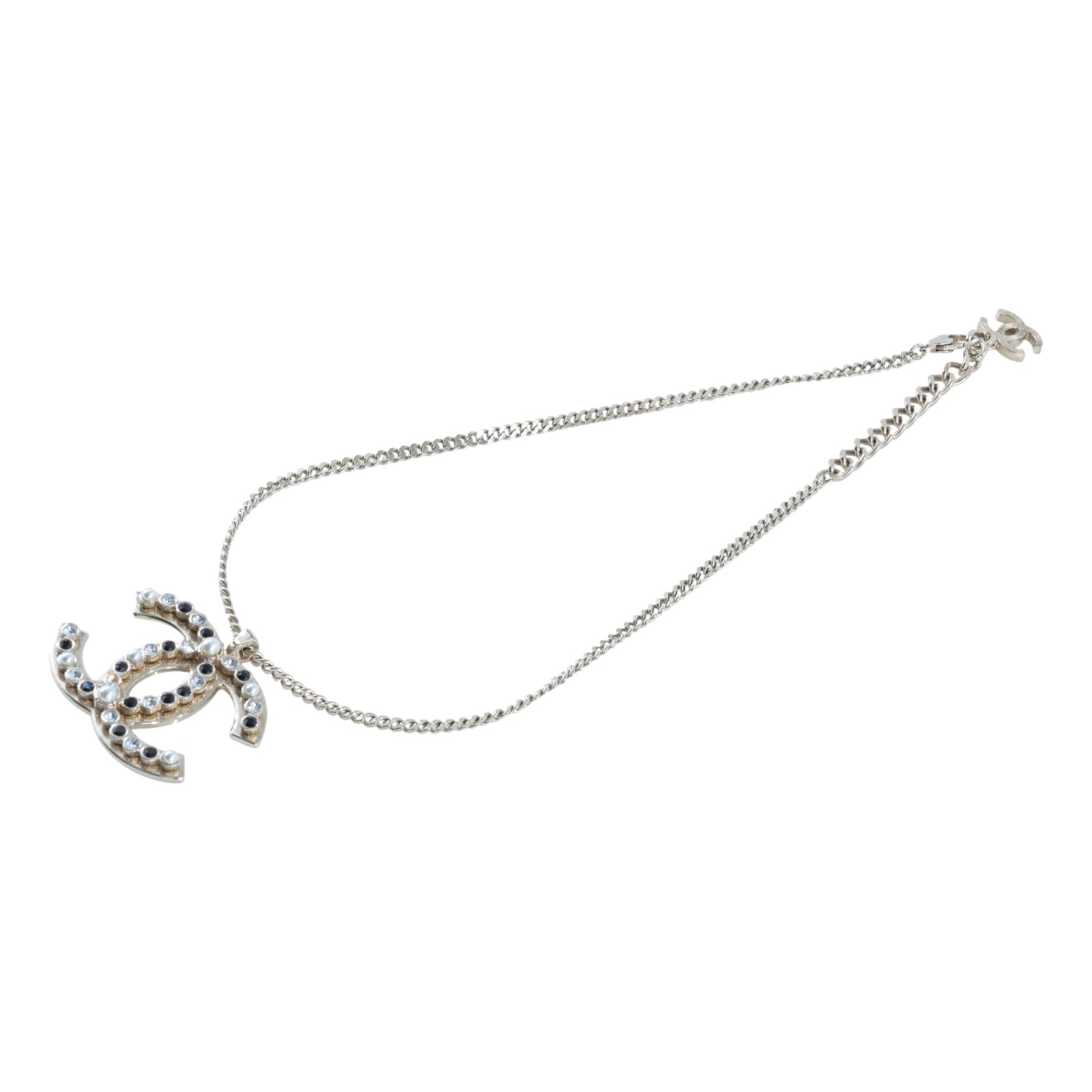 香奈兒 CHANEL CC LOGO 項鍊 5176811709190B23K 大雙C項鍊 原廠盒子/內襯