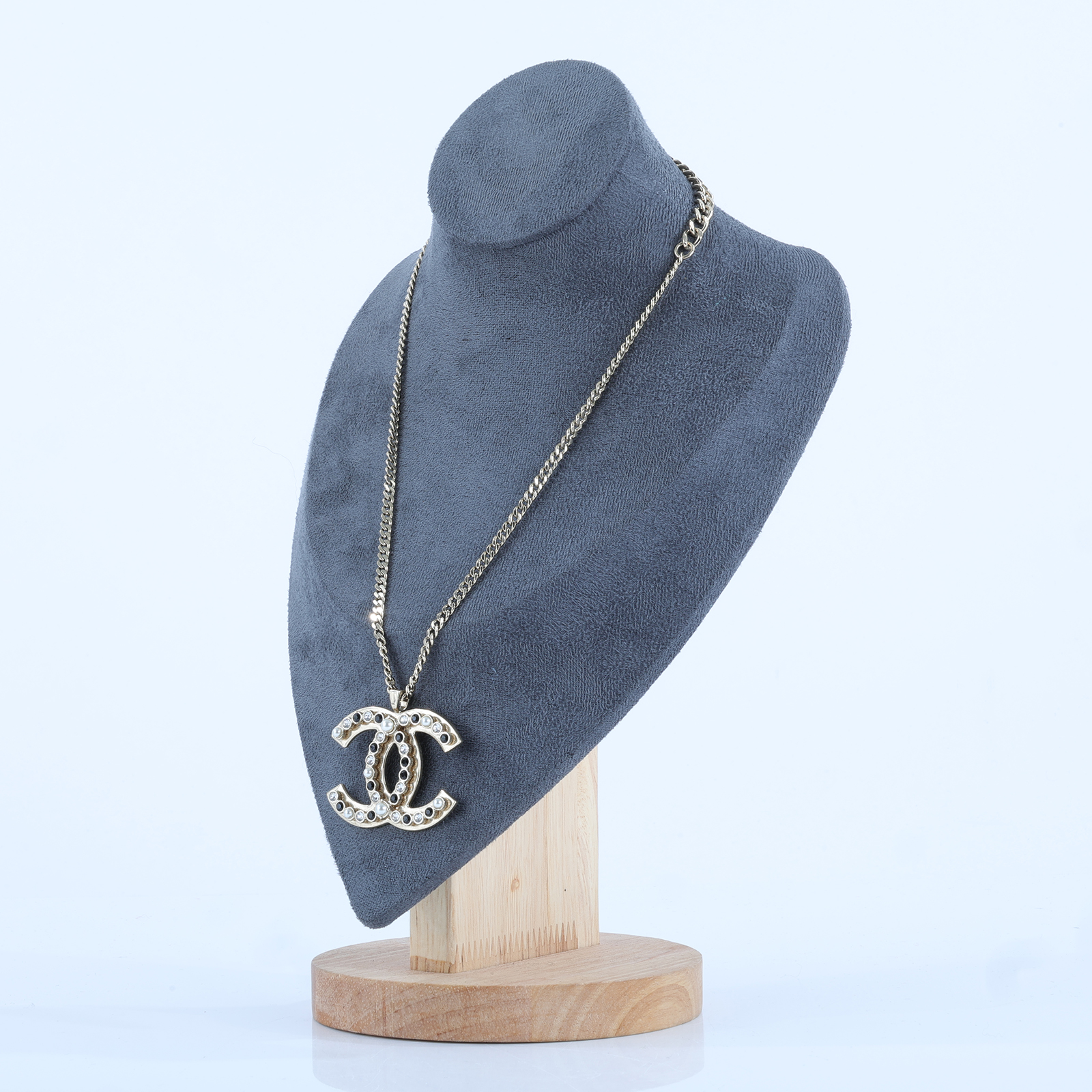 香奈兒 CHANEL CC LOGO 項鍊 5176811709190B23K 大雙C項鍊 原廠盒子/內襯