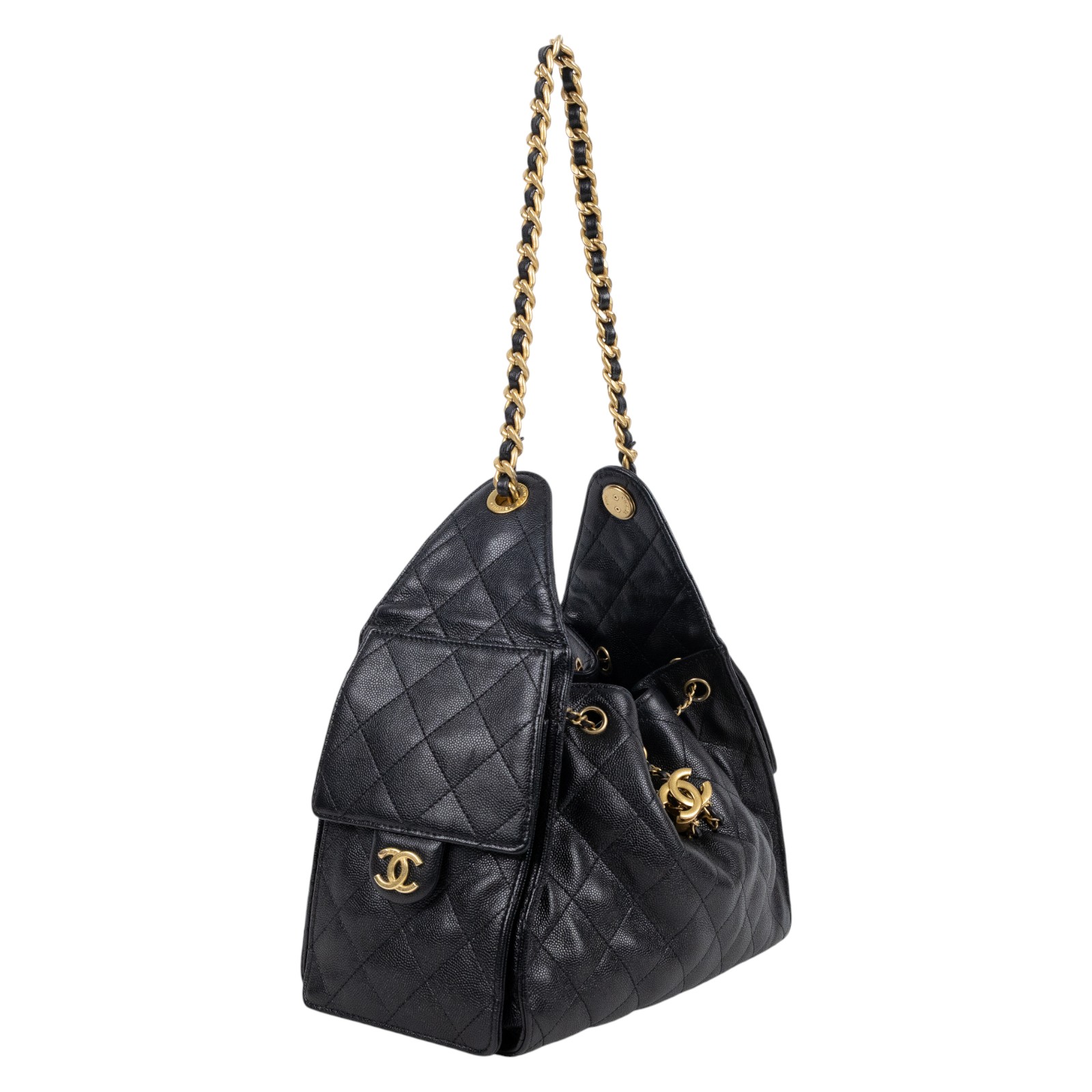 香奈兒 CHANEL 25 小型包 粒面牛皮 黑色 AS5293 B203049 黑荔枝25包 小號 原廠盒子/防塵袋/購買證明