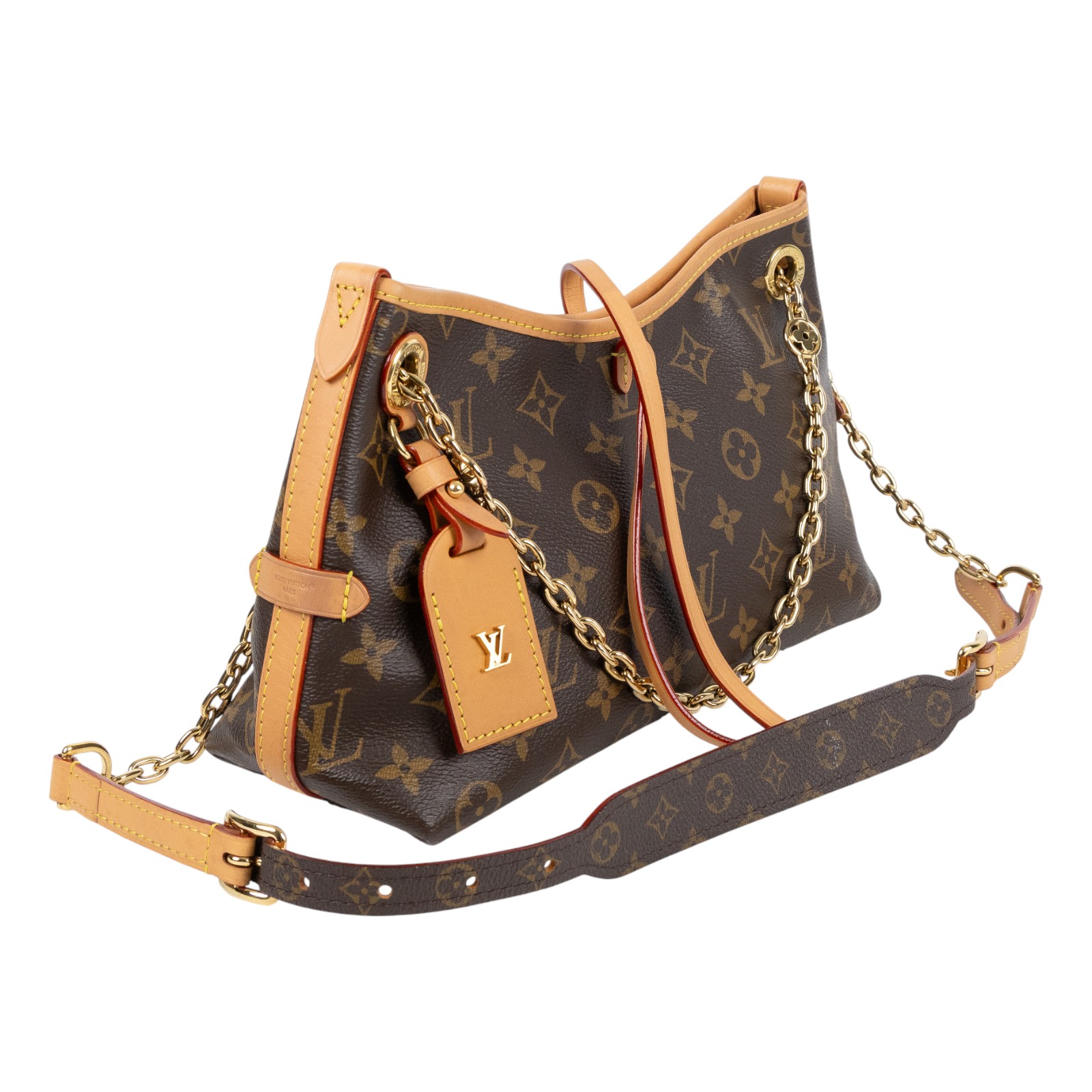 路易威登 LOUIS VUITTON CarryAll BB 手提包 M13014 晶片款 原花CARRY ALL BB 防塵袋