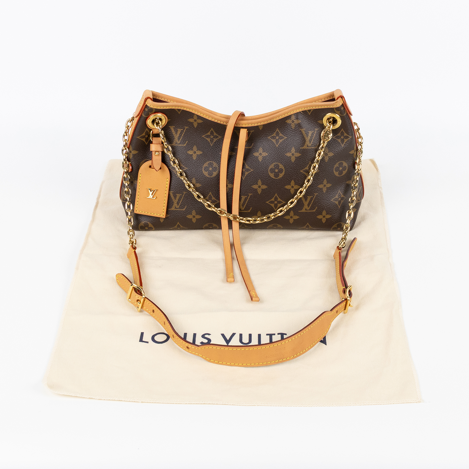 路易威登 LOUIS VUITTON CarryAll BB 手提包 M13014 晶片款 原花CARRY ALL BB 防塵袋