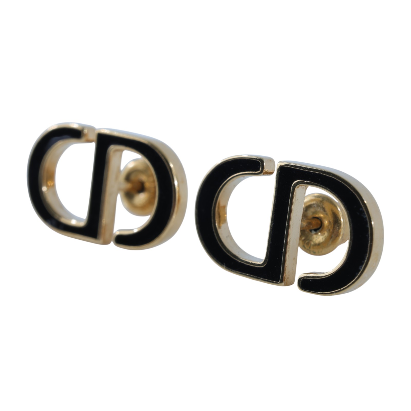 迪奧 CHRISTIAN DIOR Petit CD 耳針耳環 E2810WOMLQ_D307 金色CD耳環 防塵袋