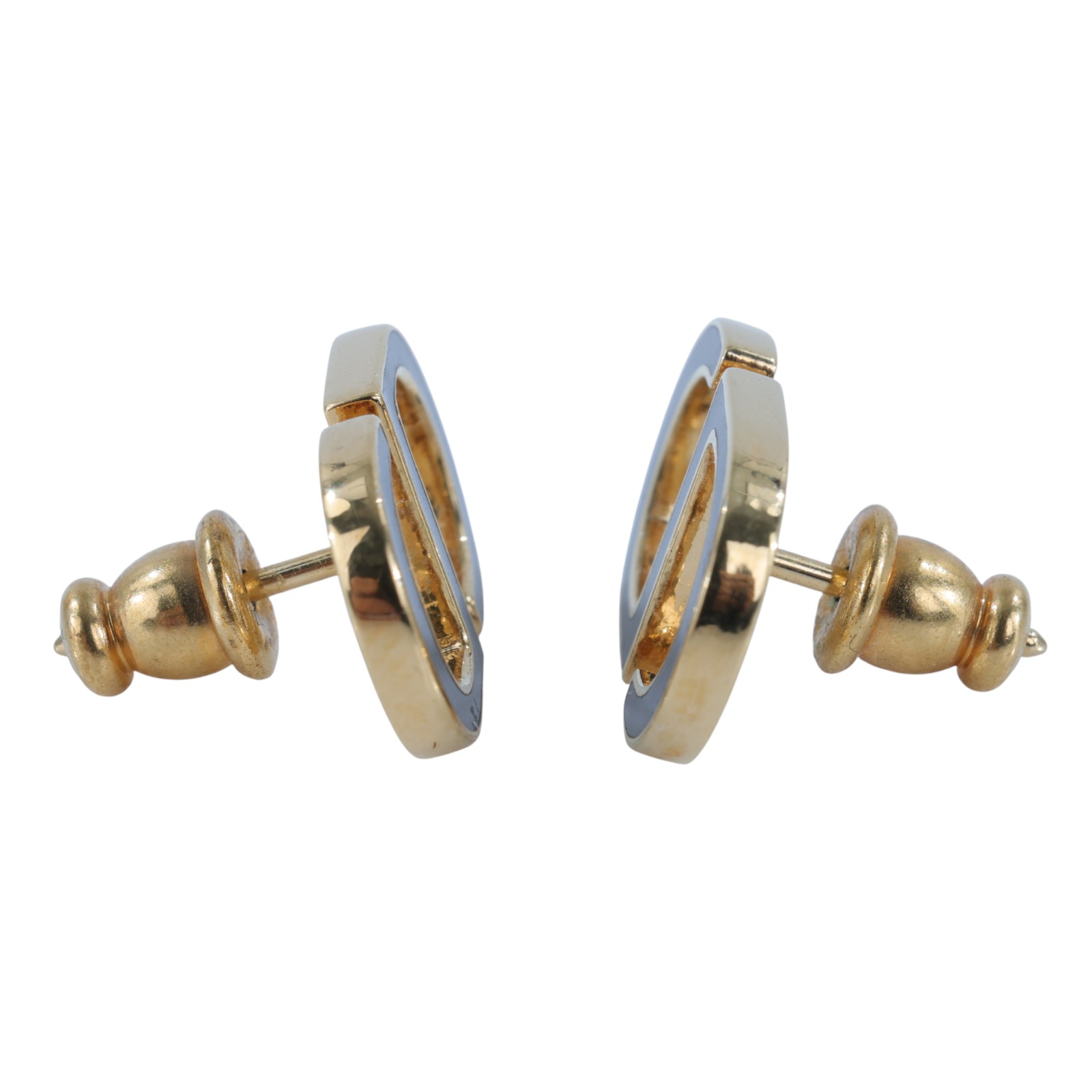 迪奧 CHRISTIAN DIOR Petit CD 耳針耳環 E2810WOMLQ_D307 金色CD耳環 防塵袋