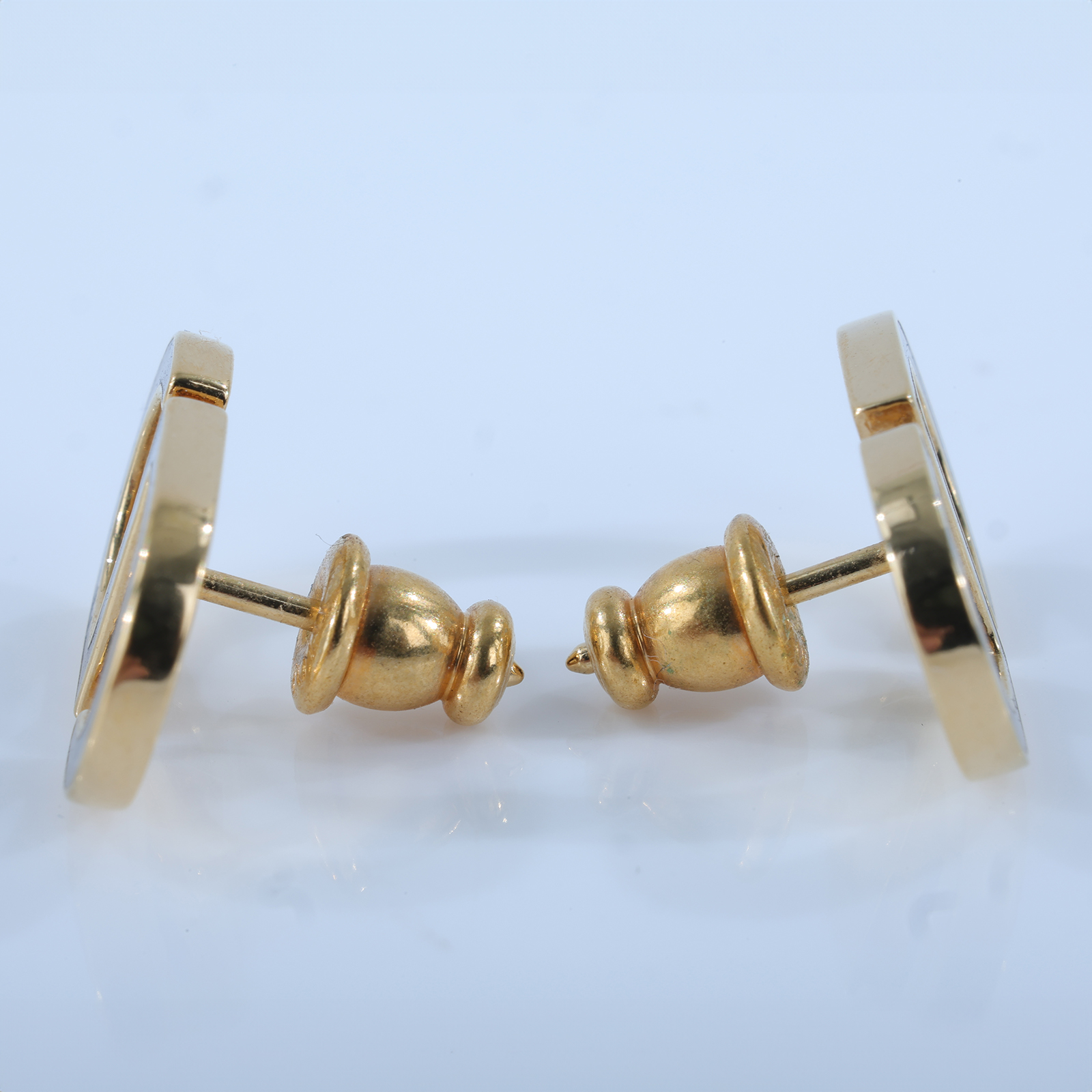 迪奧 CHRISTIAN DIOR Petit CD 耳針耳環 E2810WOMLQ_D307 金色CD耳環 防塵袋