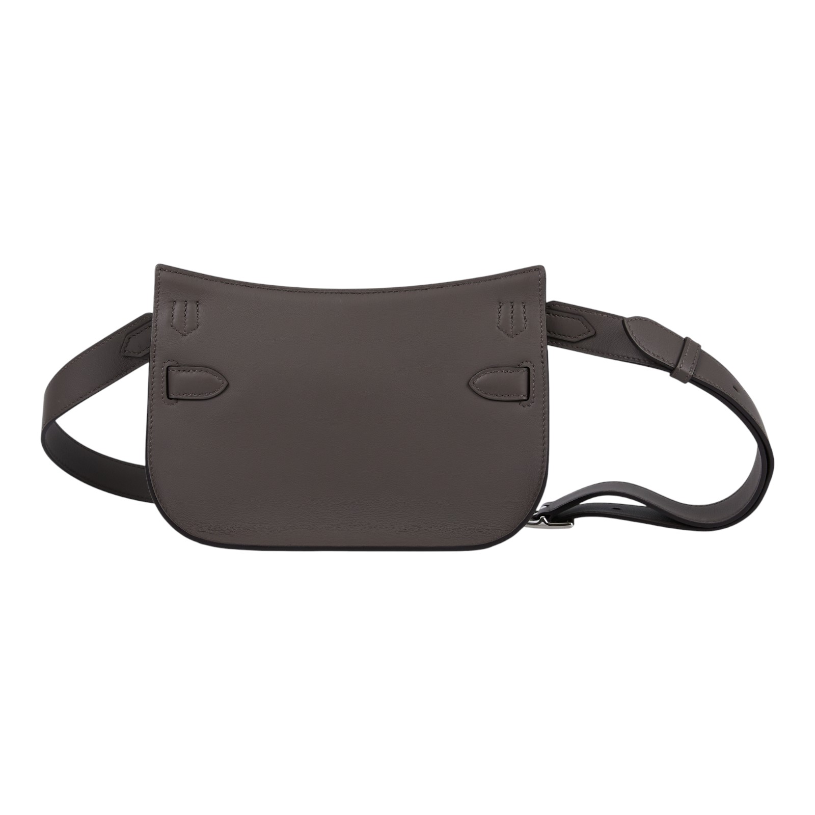 愛馬仕 Hermes Jypsiere 吉普賽包 Mini 錫器灰色 銀色五金 H088004CK8F /K BY 812KA  原廠盒子/防塵袋