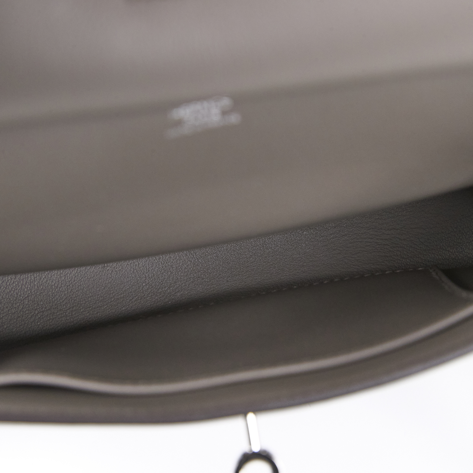 愛馬仕 Hermes Jypsiere 吉普賽包 Mini 錫器灰色 銀色五金 H088004CK8F /K BY 812KA  原廠盒子/防塵袋