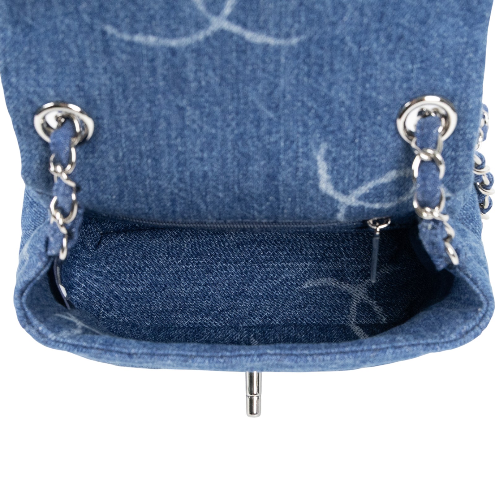 香奈兒 CHANEL 丹寧 菱格方胖 肩背 斜背包  30開丹寧方胖 原廠盒子/防塵袋/保證卡