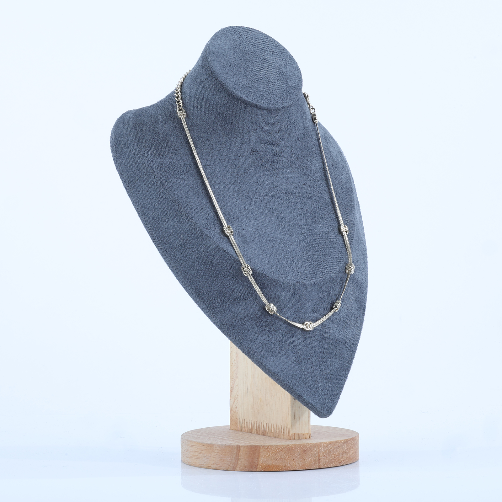 香奈兒 CHANEL CC LOGO 項鍊 頸鍊 鎖骨鍊 ABE254 B18058ABE254/A25V 淡金七花雙C項鍊 原廠盒子/內襯/購買證明影本