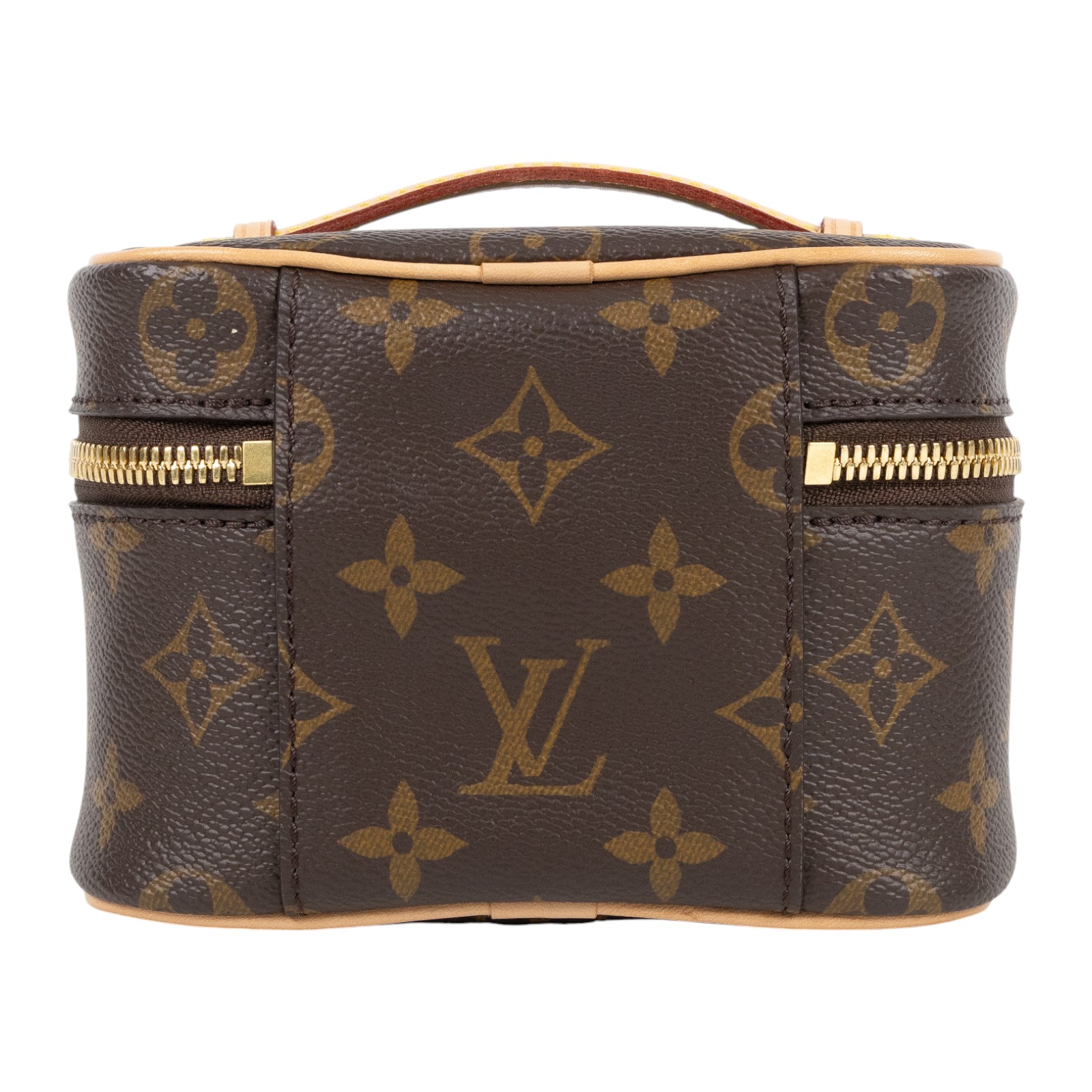 路易威登 LOUIS VUITTON Nice Nano 經典帆布 梳洗袋 化妝箱 M44936 晶片款 原花NICE NANO 防塵袋