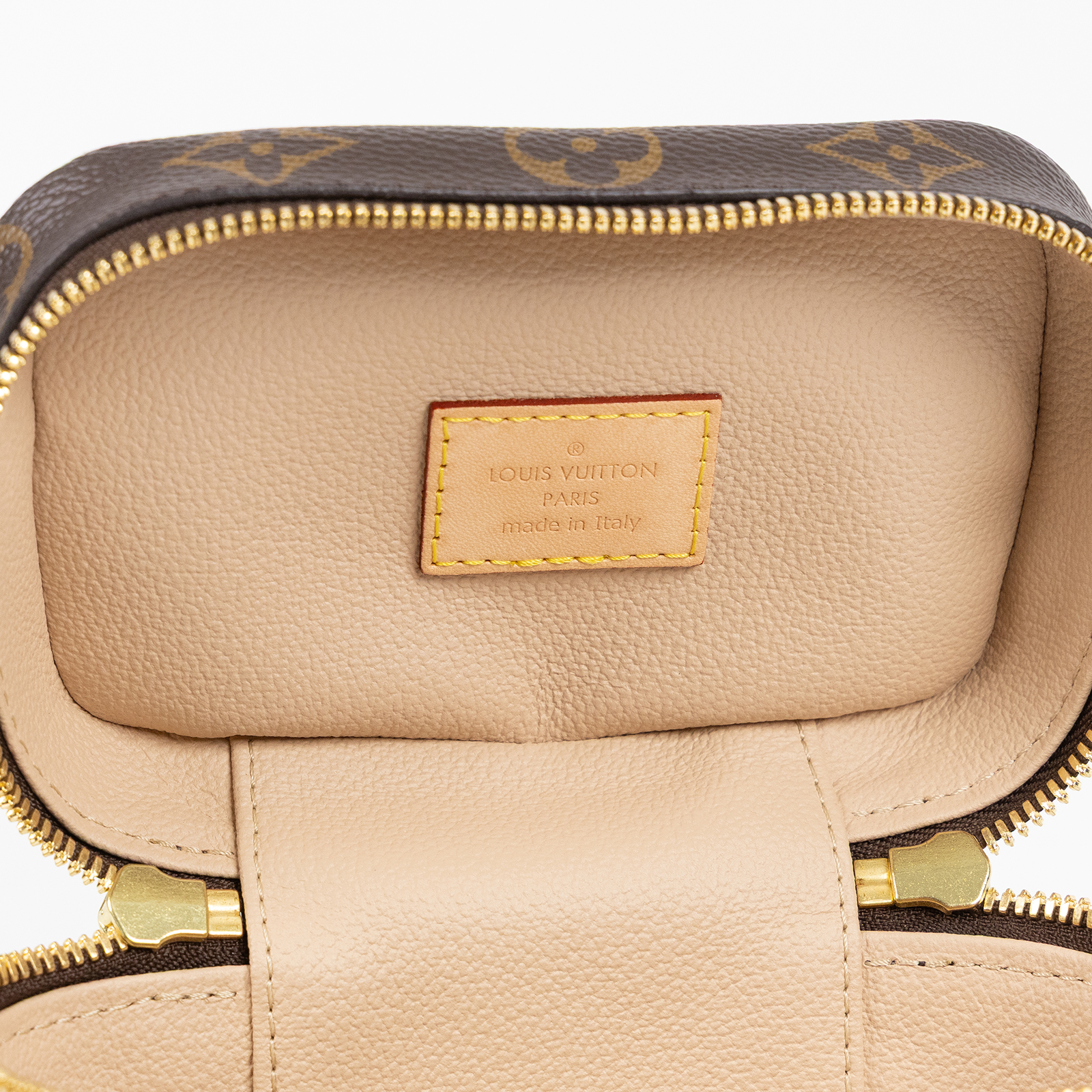 路易威登 LOUIS VUITTON Nice Nano 經典帆布 梳洗袋 化妝箱 M44936 晶片款 原花NICE NANO 防塵袋