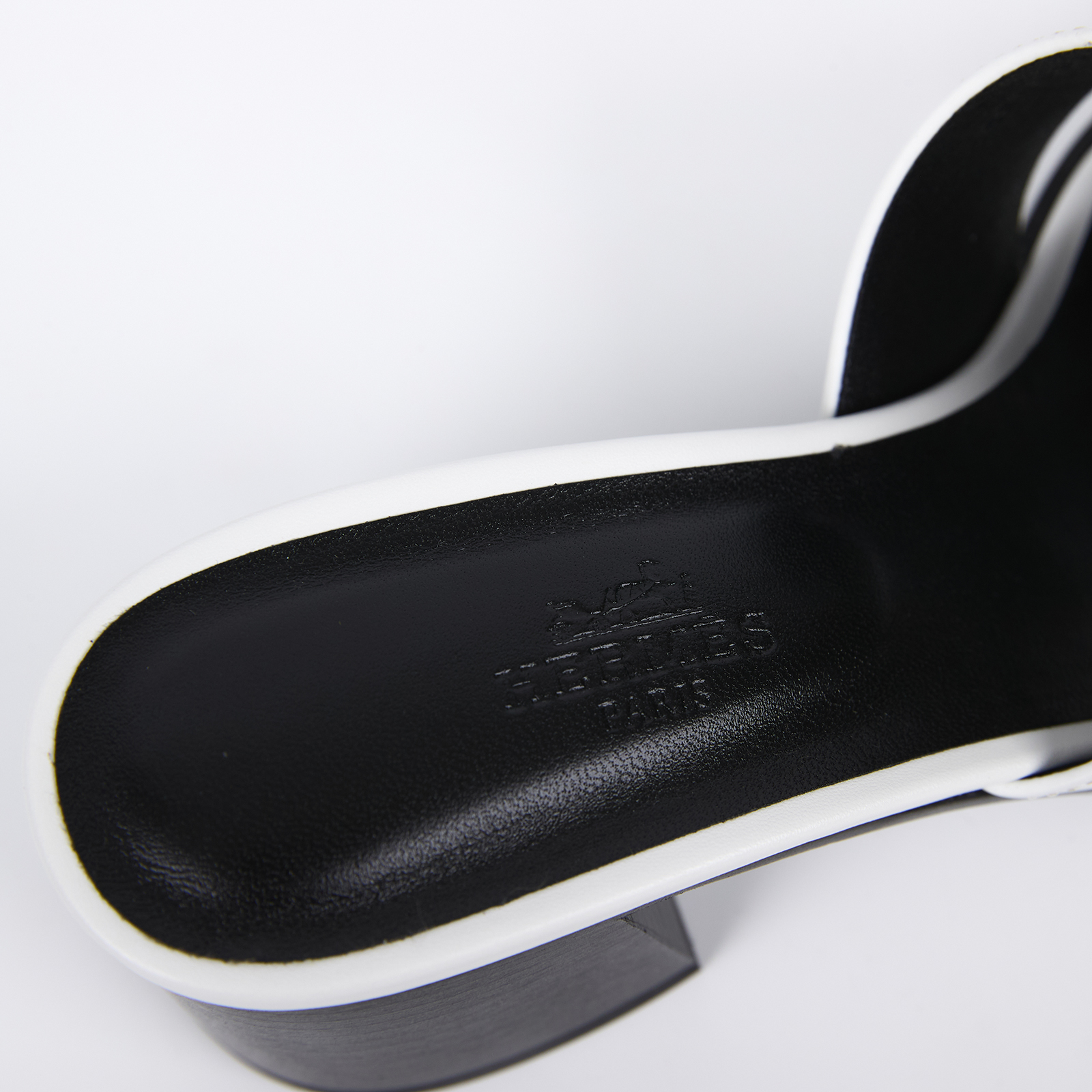 愛馬仕 Hermes Helia 60 涼鞋 白色 H232089Zv90365 HC232069Z H跟鞋#36.5 防塵袋