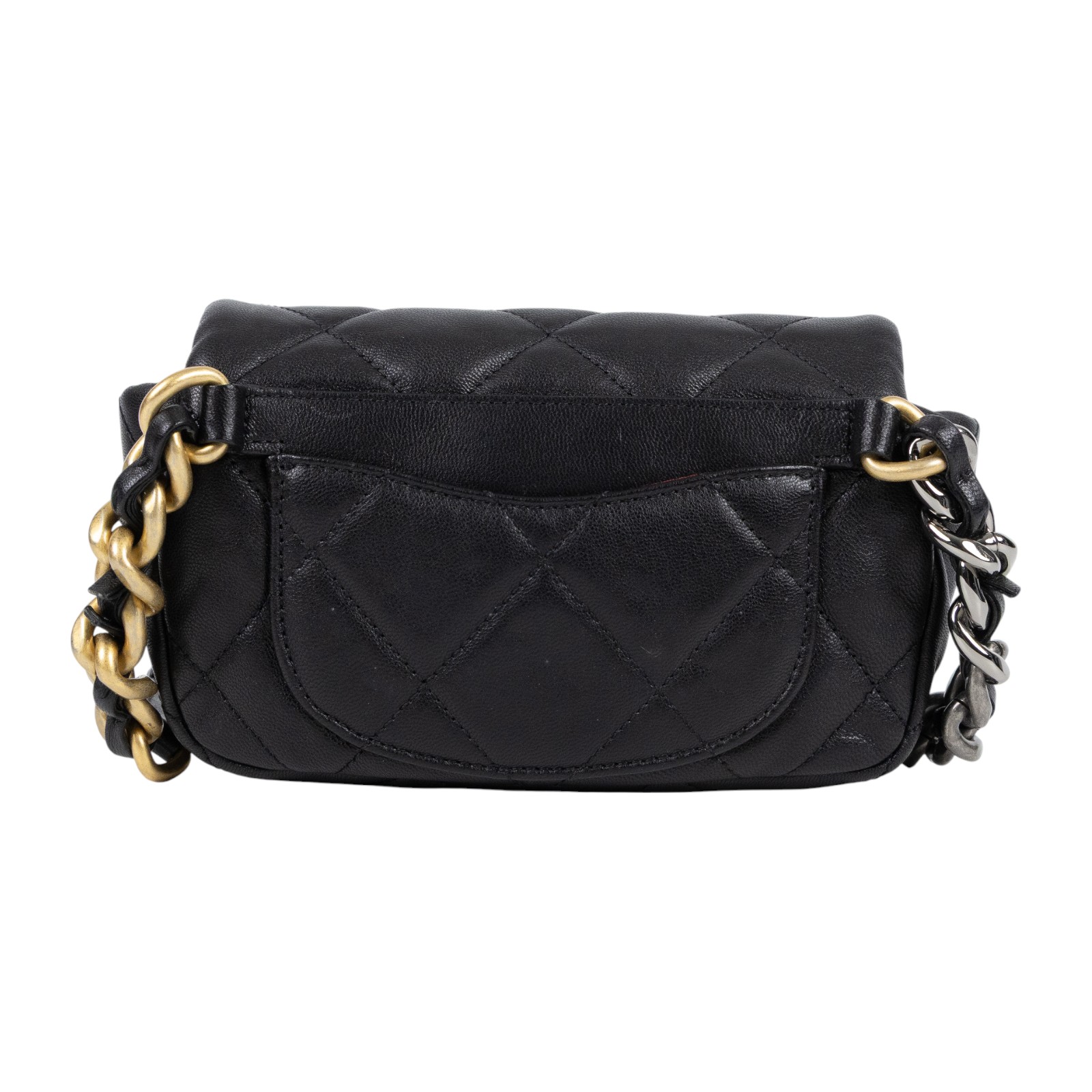 香奈兒 CHANEL CC LOGO 19 側背包 口蓋包 AS1163 28開黑19腰包 防塵袋/保證卡