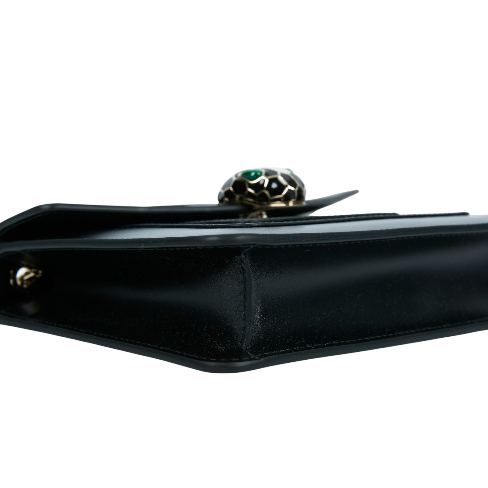 寶格麗 BVLGARI Serpenti Forever 斜挎包 黑色 34559 黑蛇頭包 防塵袋