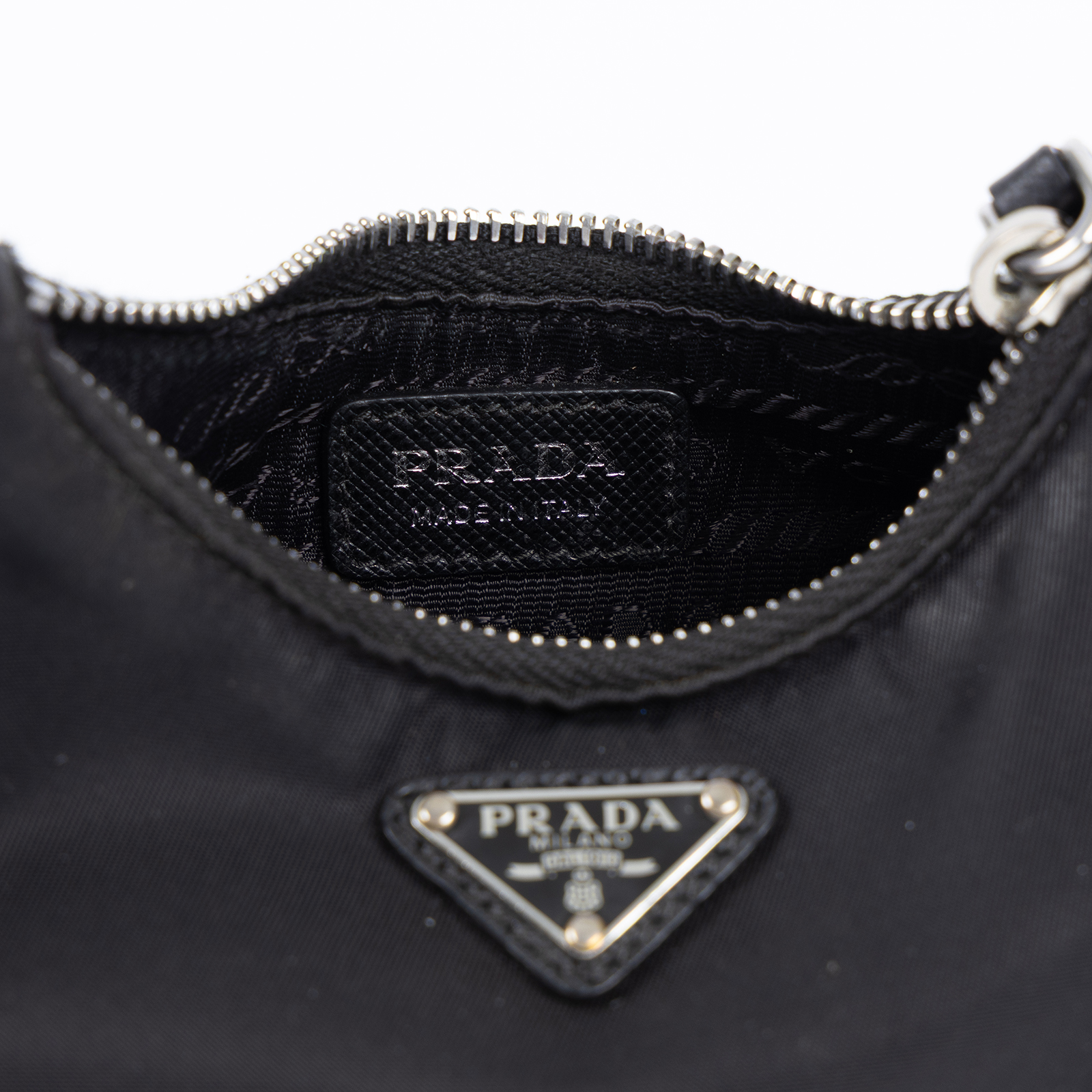 普拉達 PRADA Mini Hobo 腋下包 1TT122_064 黑mini三合一鏈條包 原廠盒子/保證卡