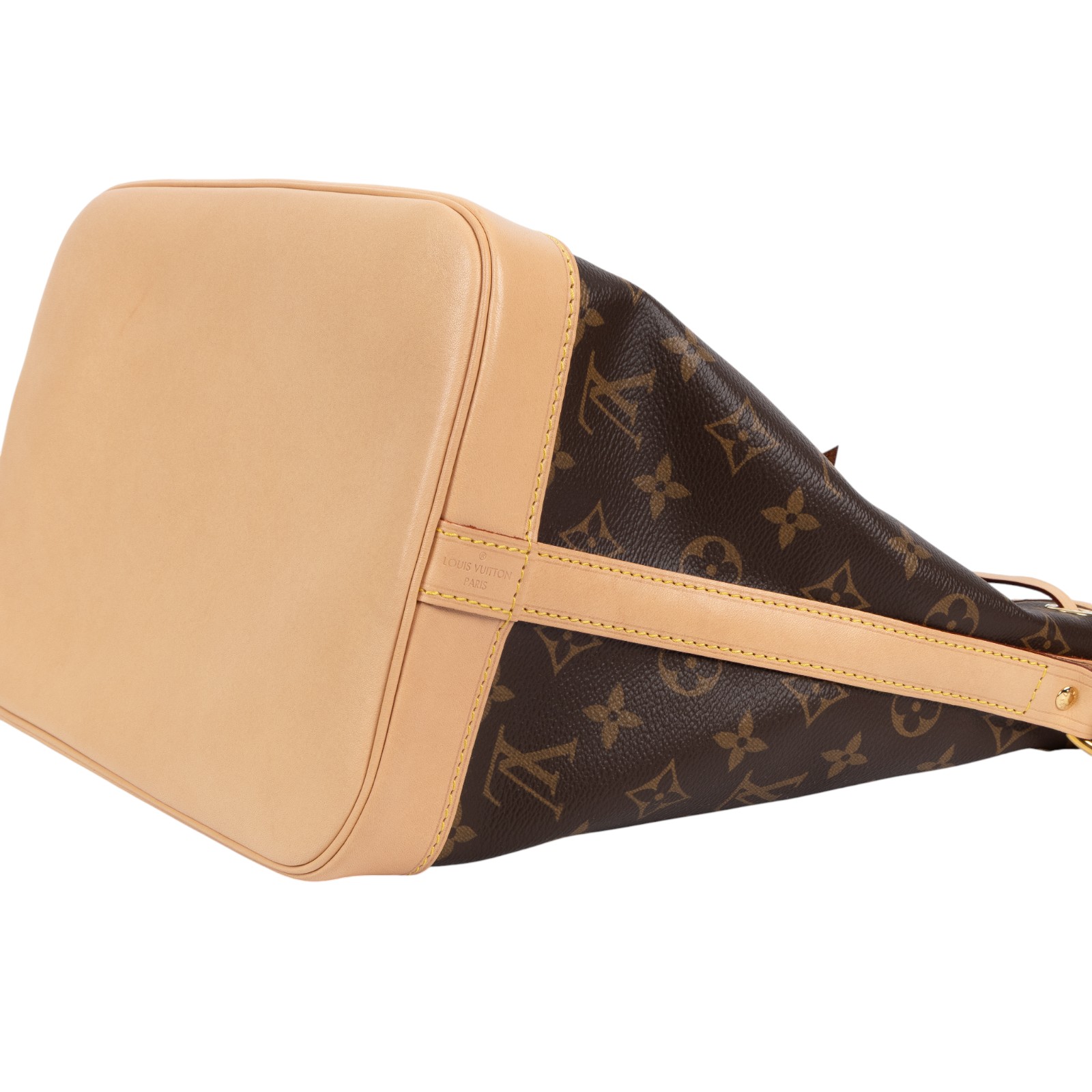 路易威登 LOUIS VUITTON Petit Noé 束口 水桶包 經典帆布 M46984 晶片款 原花Petit Noé 防塵袋