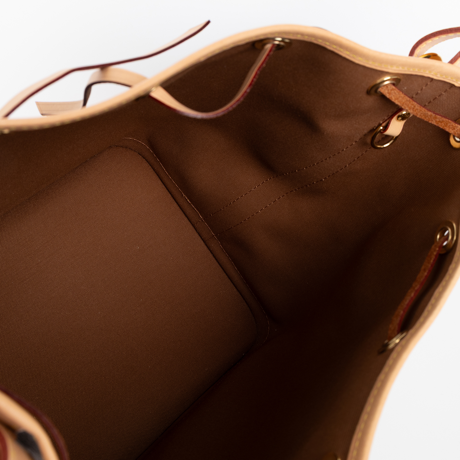 路易威登 LOUIS VUITTON Petit Noé 束口 水桶包 經典帆布 M46984 晶片款 原花Petit Noé 防塵袋