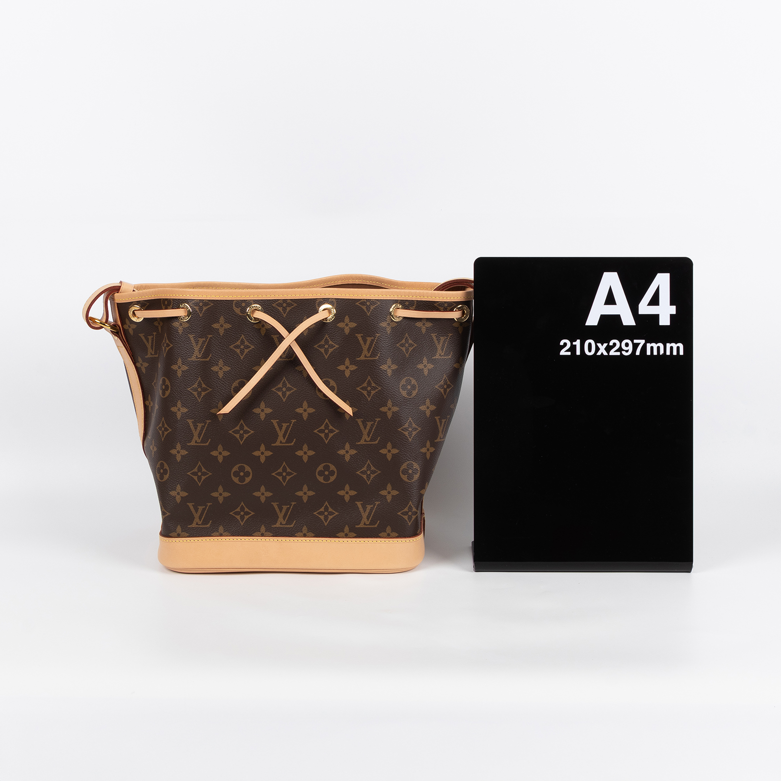 路易威登 LOUIS VUITTON Petit Noé 束口 水桶包 經典帆布 M46984 晶片款 原花Petit Noé 防塵袋