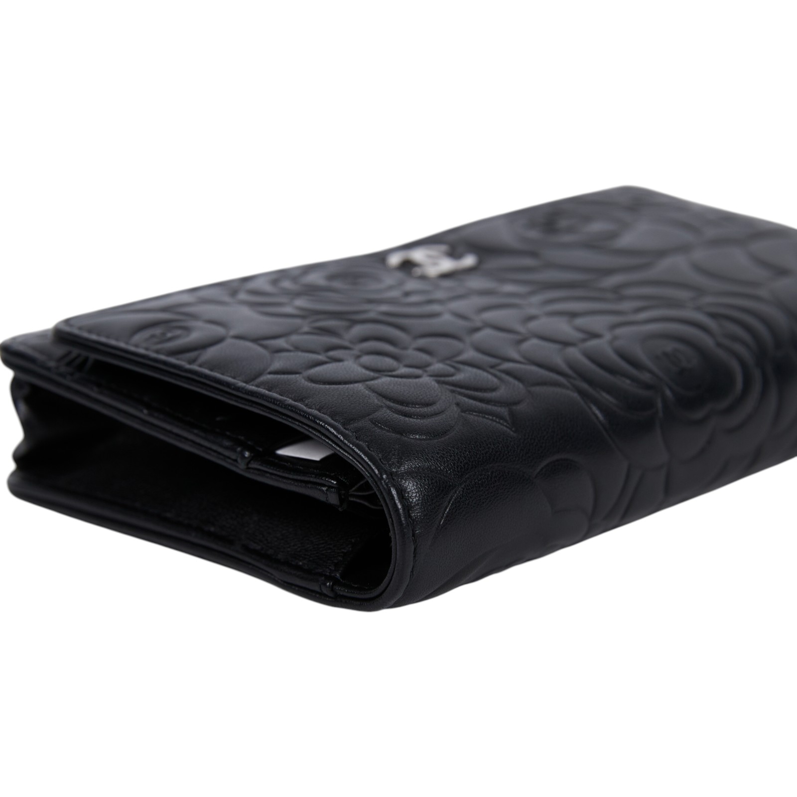 香奈兒 CHANEL CC LOGO WOC 單肩包 斜肩包 皮夾 A47421 20開黑山茶花WOC 保證卡