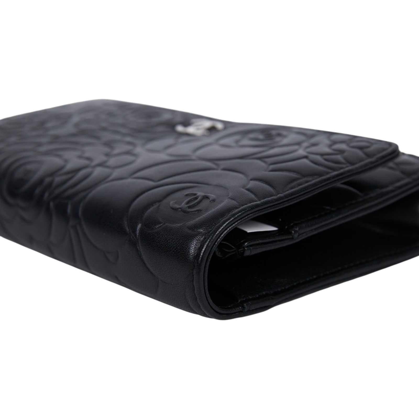 香奈兒 CHANEL CC LOGO WOC 單肩包 斜肩包 皮夾 A47421 20開黑山茶花WOC 保證卡