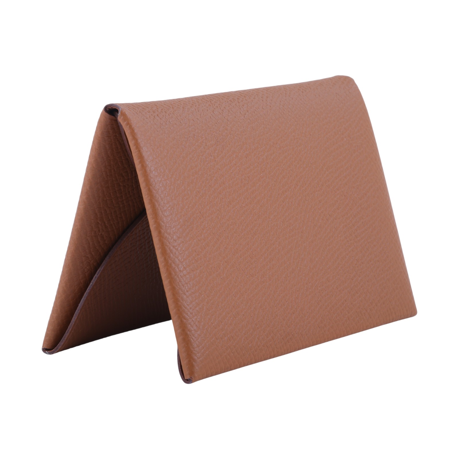 愛馬仕 Hermes Calvi Duo 卡包 CALD Z刻 金棕CALVI DUO 原廠盒子