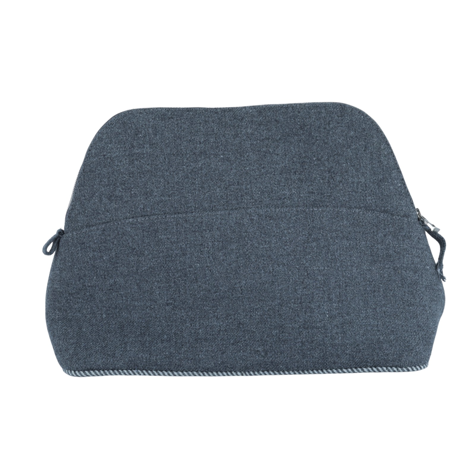 愛馬仕 Hermes Bolide Animaux Nattes 收納包 珍珠灰 H103834Mv03  灰小馬圖案手拿包 無附屬品