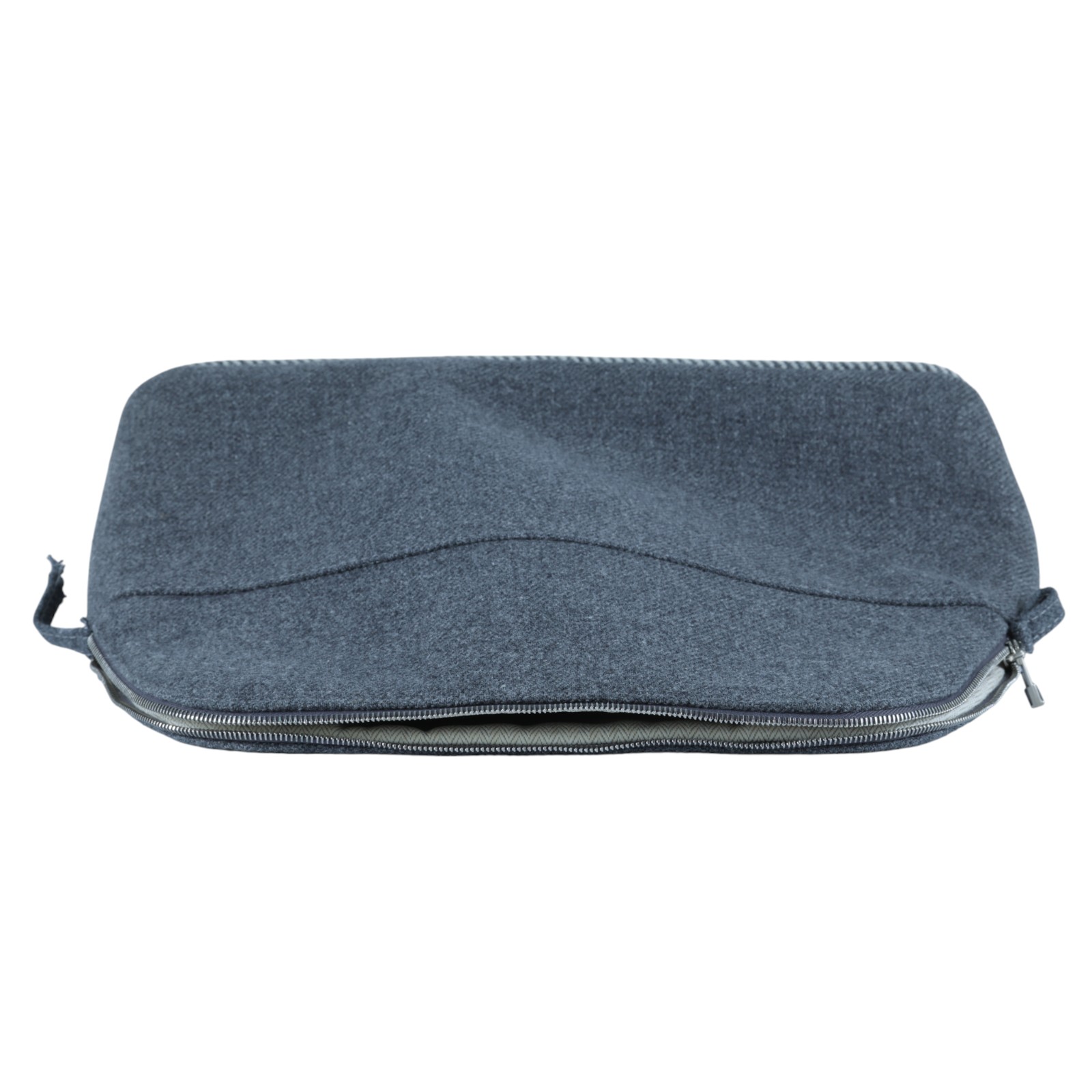 愛馬仕 Hermes Bolide Animaux Nattes 收納包 珍珠灰 H103834Mv03  灰小馬圖案手拿包 無附屬品