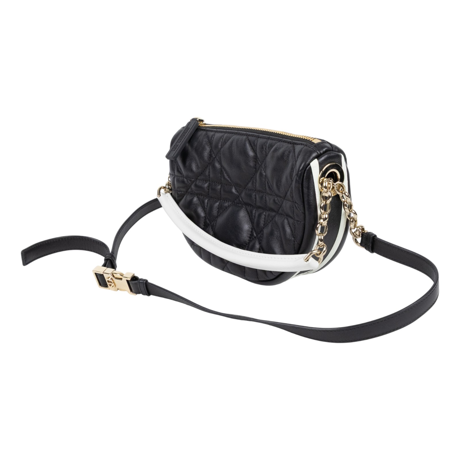 迪奧 CHRISTIAN DIOR Vibe Hobo 小型 手袋 M72000NOA 黑羊VIBE HOBO 原廠盒子