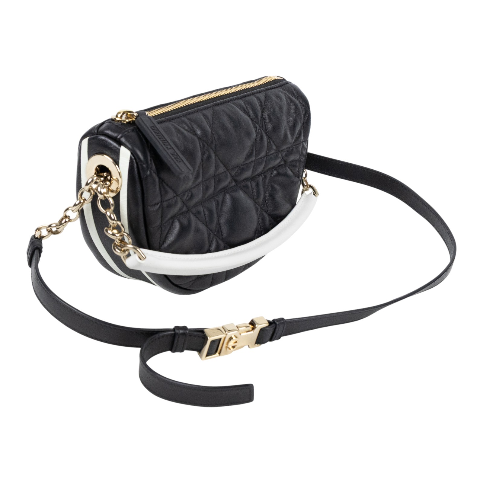 迪奧 CHRISTIAN DIOR Vibe Hobo 小型 手袋 M72000NOA 黑羊VIBE HOBO 原廠盒子