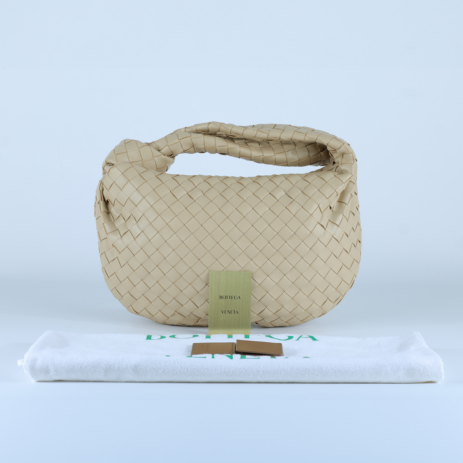 寶緹嘉 BOTTEGA VENETA Jodie 手提包 小型 690225VCPP0 奶茶JODIE TEEN 防塵袋/保證卡