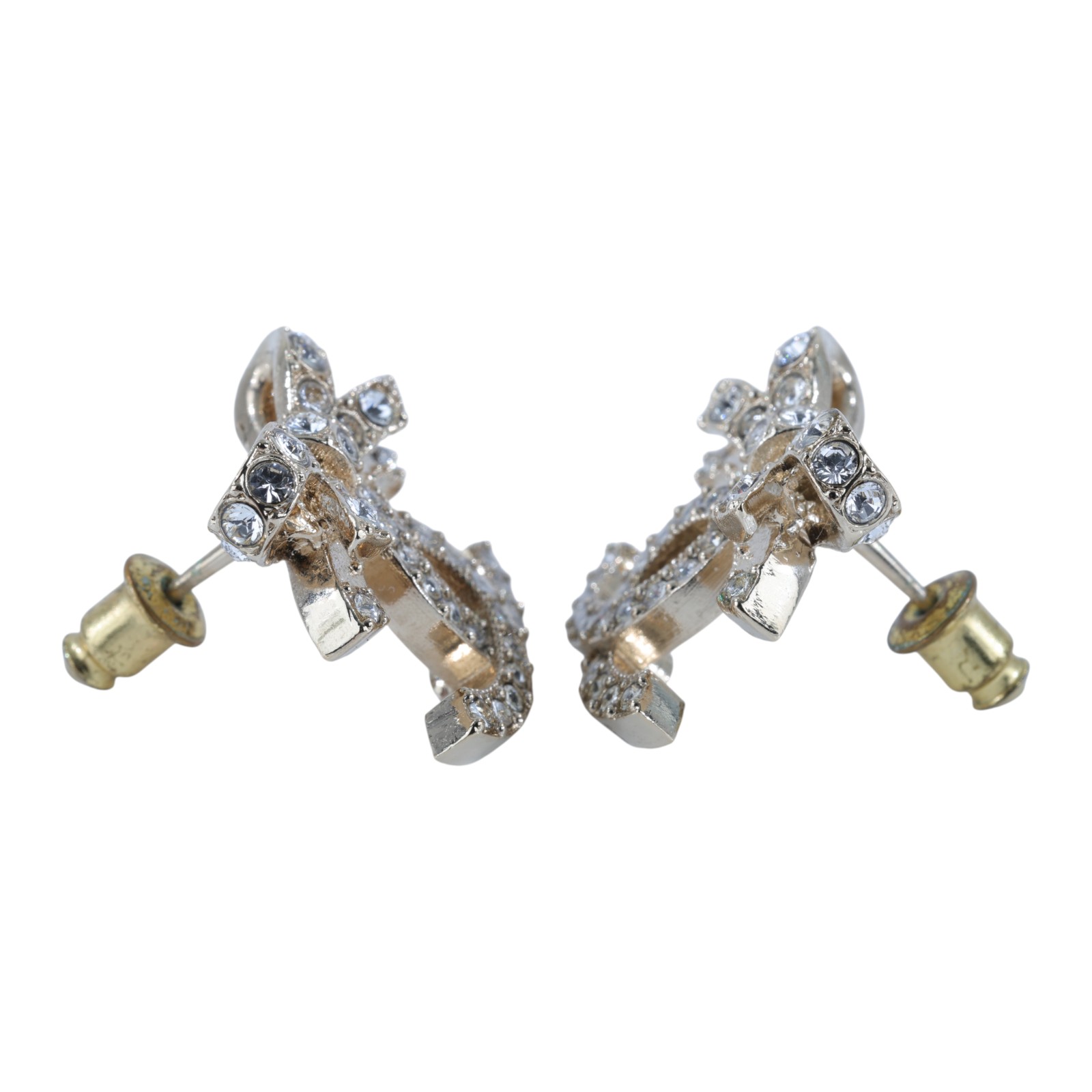 香奈兒 CHANEL CC LOGO 耳環 耳釘 ABA922 B10960B23S 金色蝴蝶結雙C耳環 原廠盒子/內襯