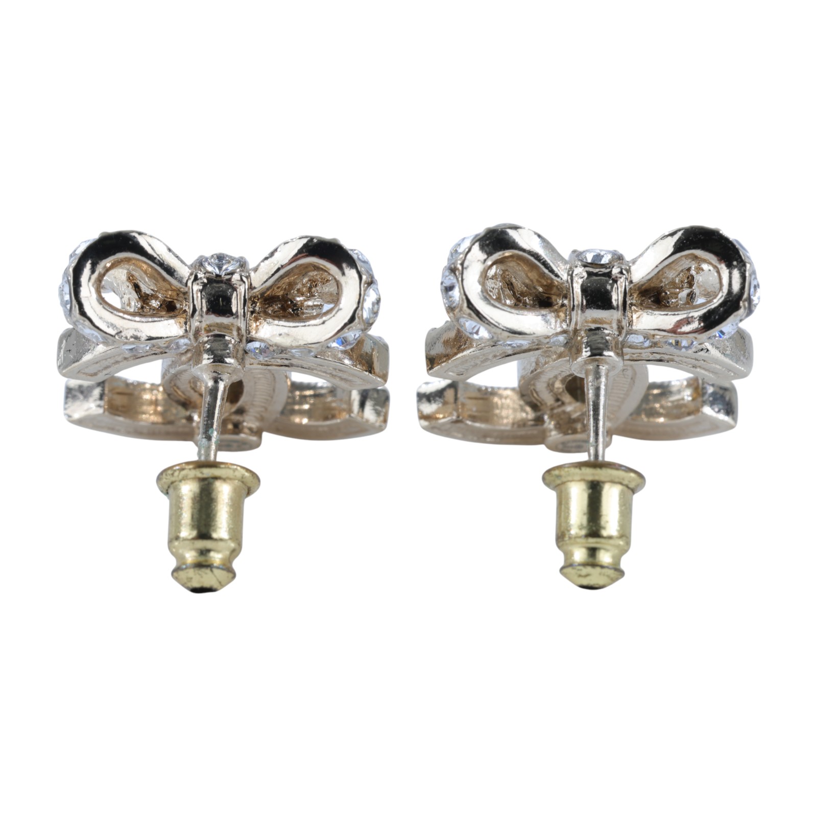 香奈兒 CHANEL CC LOGO 耳環 耳釘 ABA922 B10960B23S 金色蝴蝶結雙C耳環 原廠盒子/內襯