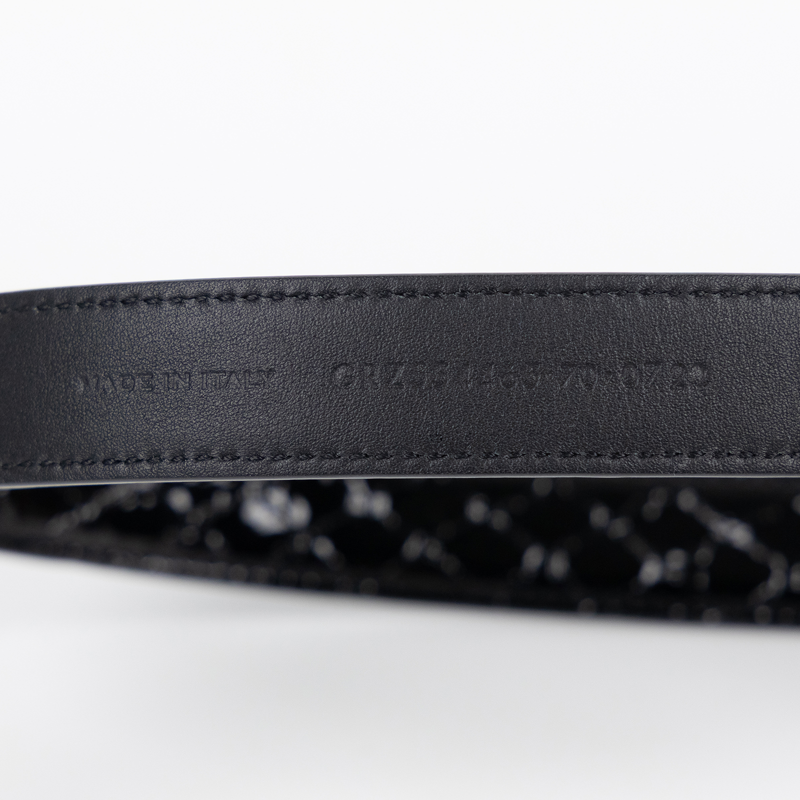 聖羅蘭 YSL SAINT LAURENT Cassandre 光面BOX皮革 方形搭扣 幼身 腰帶 554465BOO0W_70  防塵袋