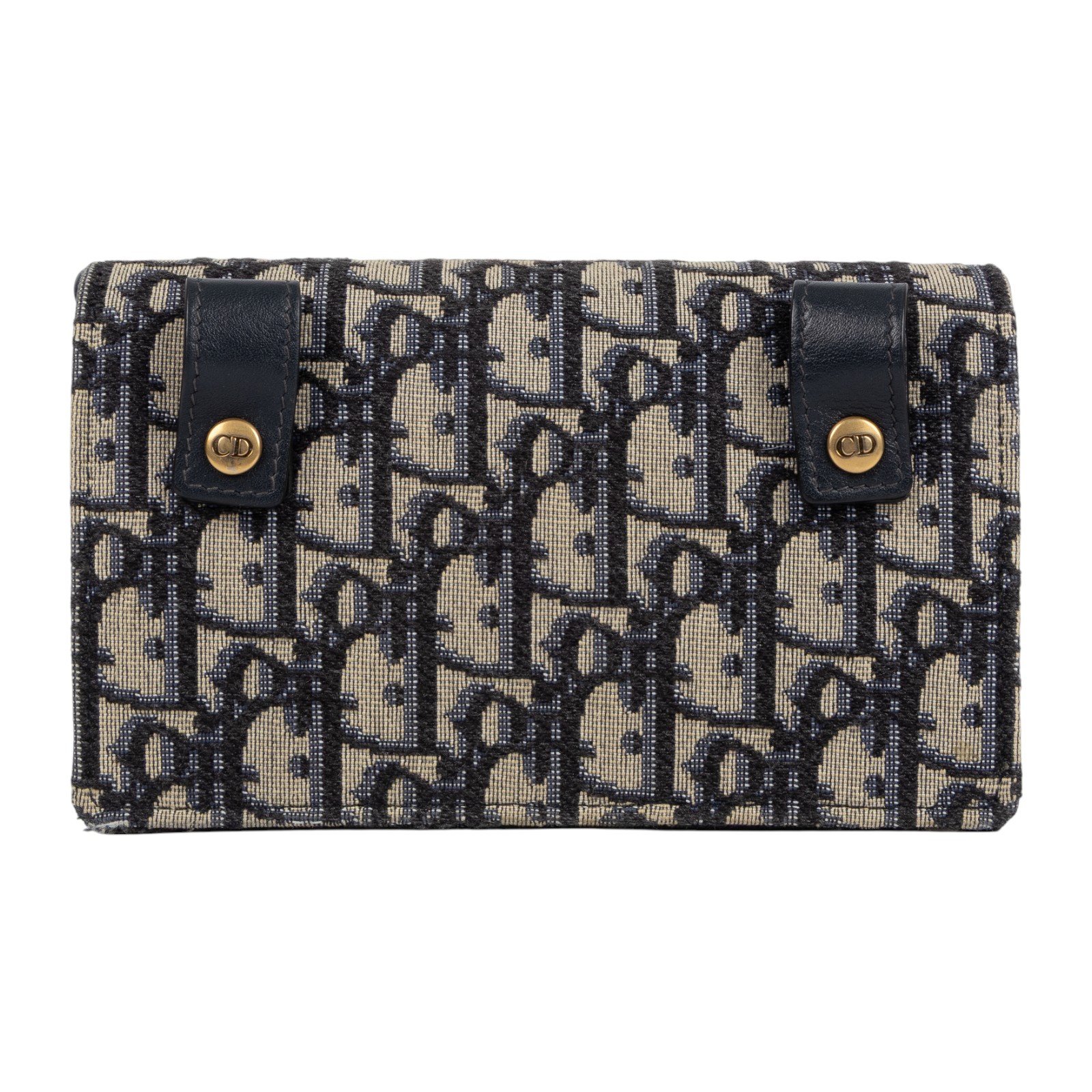 迪奧 CHRISTIAN DIOR Saddle 馬鞍 腰包 S5619CTZQ 藍緹花帆布SADDLE馬鞍腰包 無附屬品