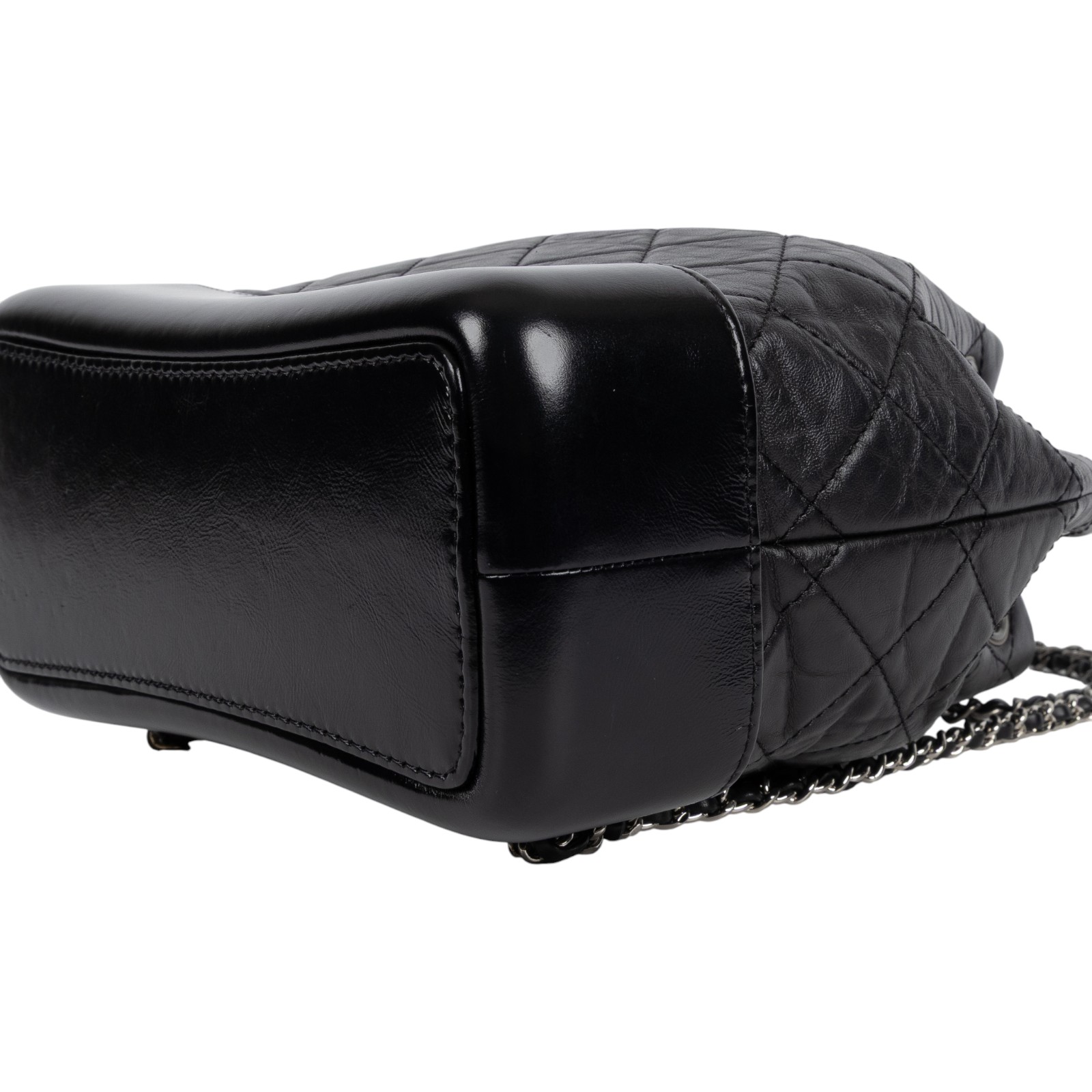 香奈兒 CHANEL 流浪包 小型 後背包 A94485 晶片款 黑流浪後背包 無附屬品