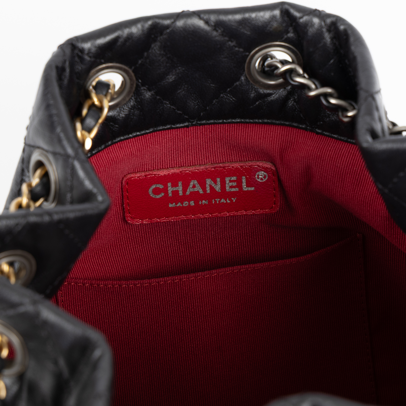 香奈兒 CHANEL 流浪包 小型 後背包 A94485 晶片款 黑流浪後背包 無附屬品