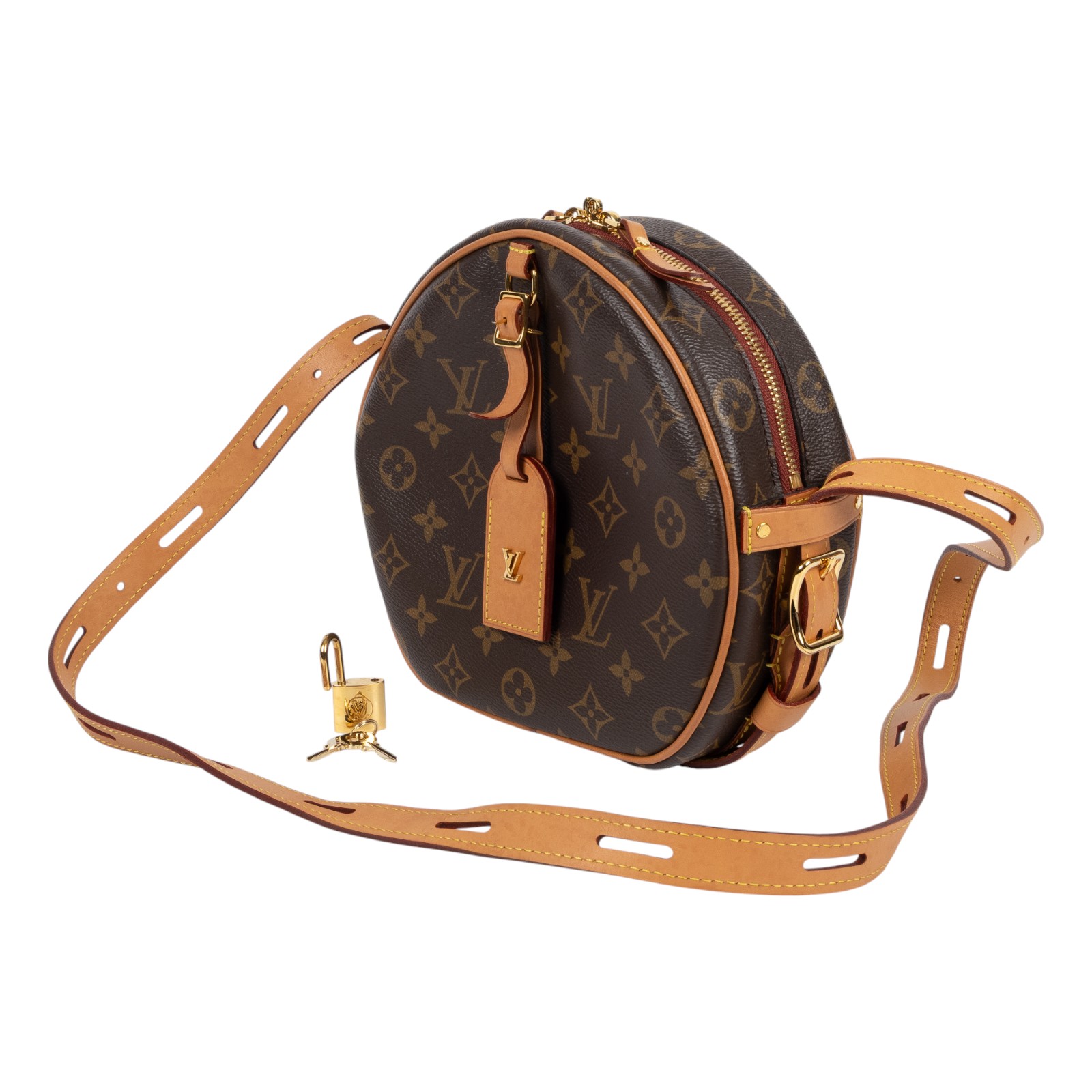路易威登 LOUIS VUITTON Boite Chapeau Souple MM 圓餅包 肩背包 斜背包 M45647  防塵袋/鎖組