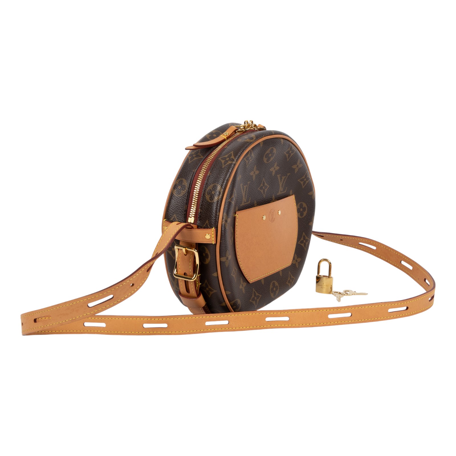 路易威登 LOUIS VUITTON Boite Chapeau Souple MM 圓餅包 肩背包 斜背包 M45647  防塵袋/鎖組