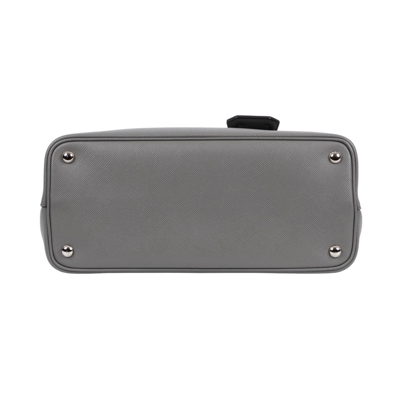 普拉達 PRADA Saffiano 手提包 肩背包 托特包 BN2775_2A4A 灰SAFFIANO DOUBLE BAG 防塵袋/背帶