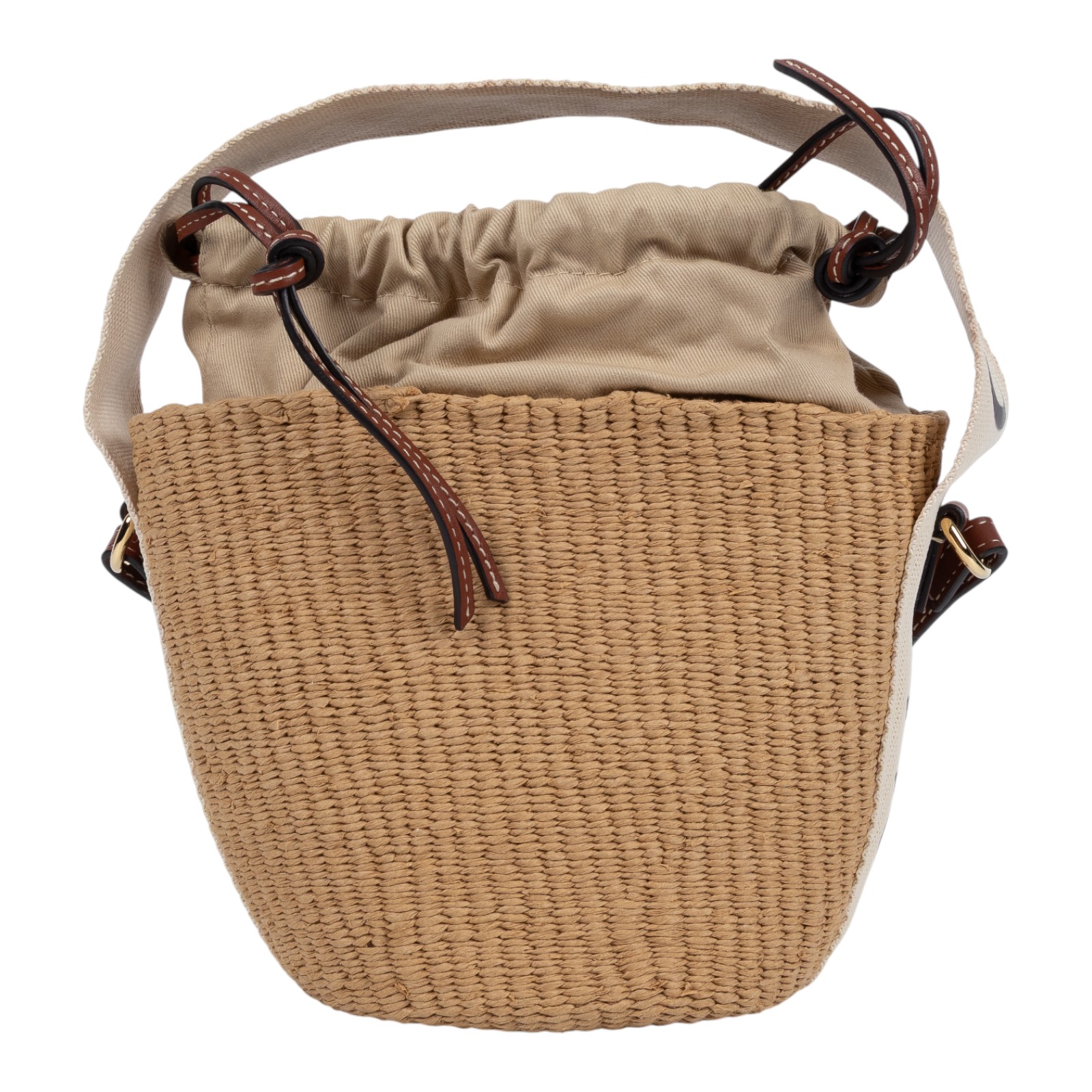 蔻依 CHLOE Woody Small 手提包  草編WOODY水桶包 防塵袋