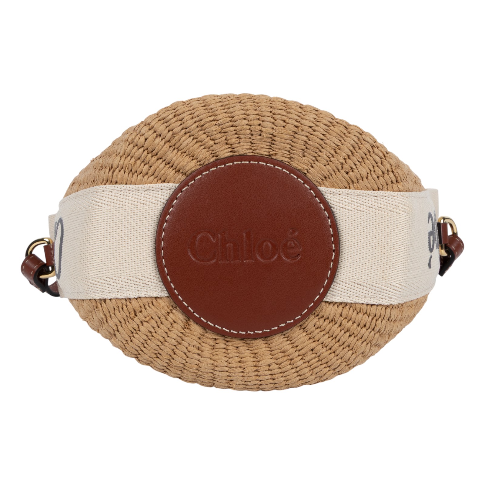 蔻依 CHLOE Woody Small 手提包  草編WOODY水桶包 防塵袋