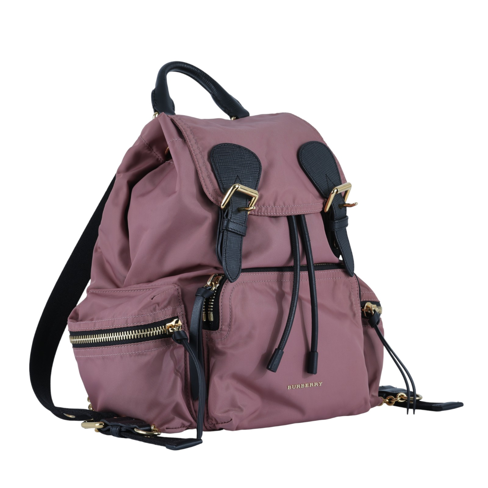 博柏利 BURBERRY Aviator Rucksack 後背包 40209591 藕粉尼龍後背包 防塵袋