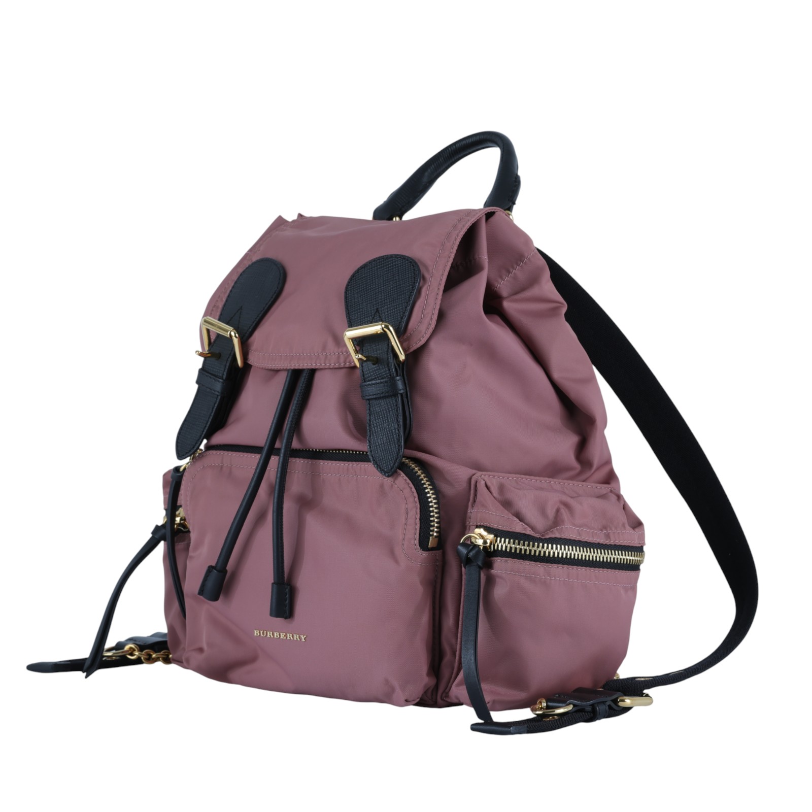 博柏利 BURBERRY Aviator Rucksack 後背包 40209591 藕粉尼龍後背包 防塵袋