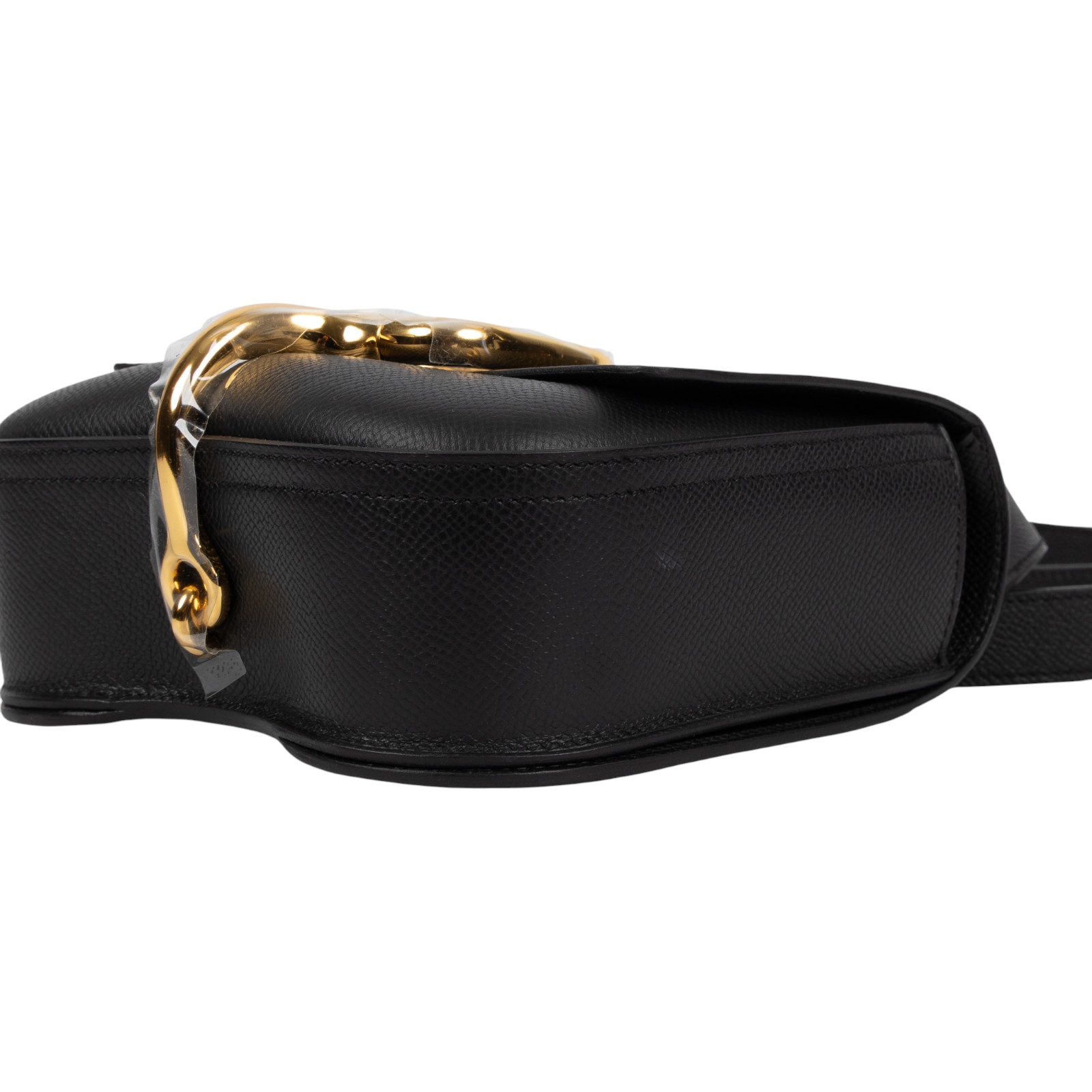 愛馬仕 Hermes Della Cavalleria 迷你 肩背包 金色五金 黑色 H085367CC89 /K刻  原廠盒子/防塵袋/購買證明