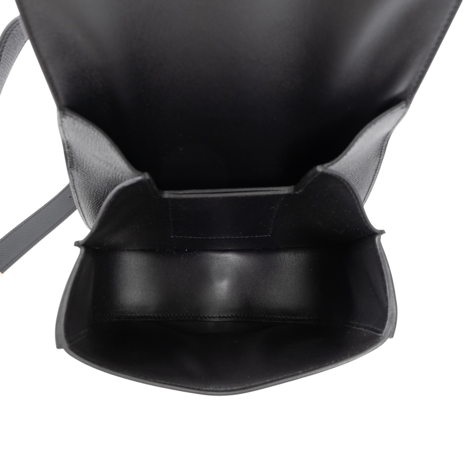 愛馬仕 Hermes Della Cavalleria 迷你 肩背包 金色五金 黑色 H085367CC89 /K刻  原廠盒子/防塵袋/購買證明