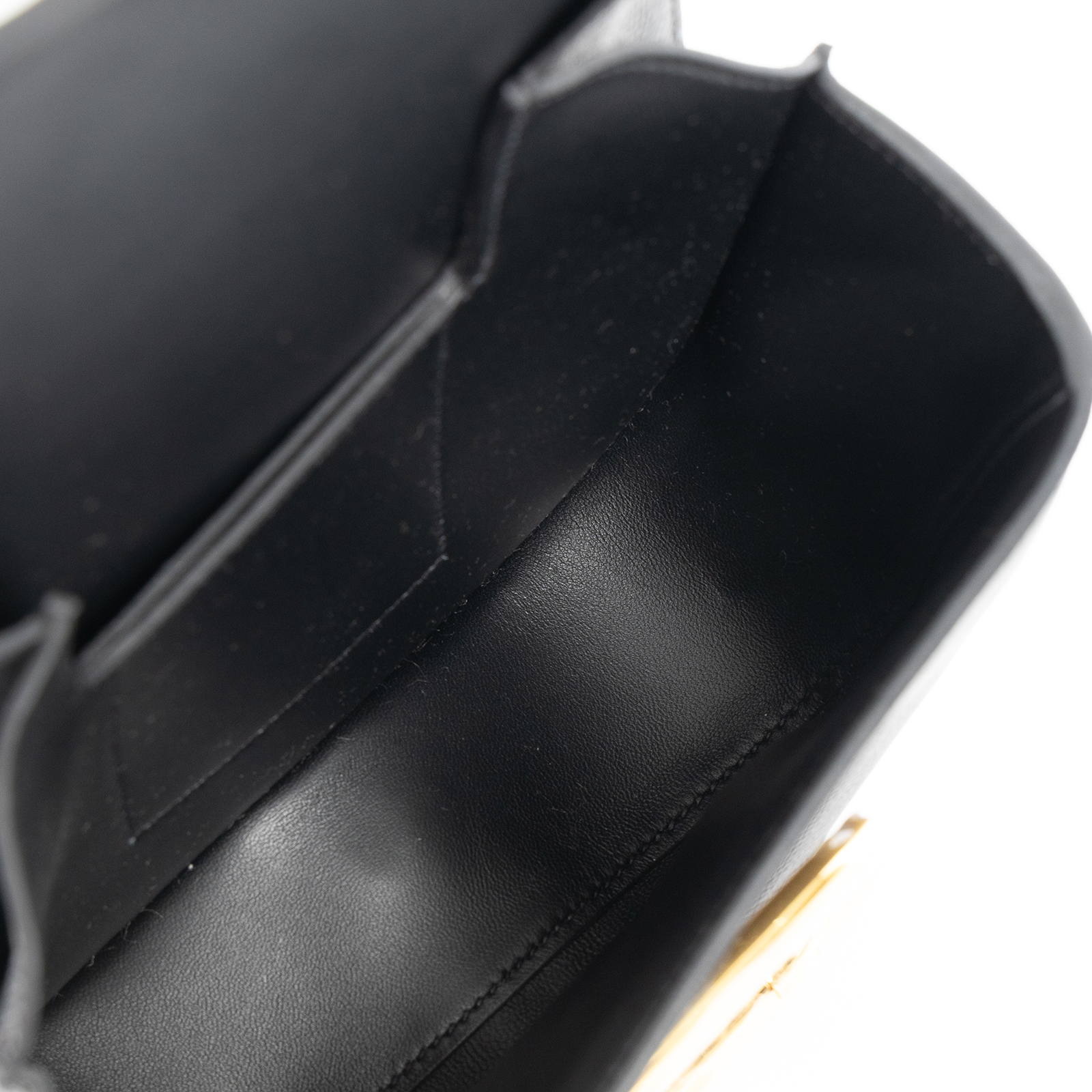 愛馬仕 Hermes Della Cavalleria 迷你 肩背包 金色五金 黑色 H085367CC89 /K刻  原廠盒子/防塵袋/購買證明