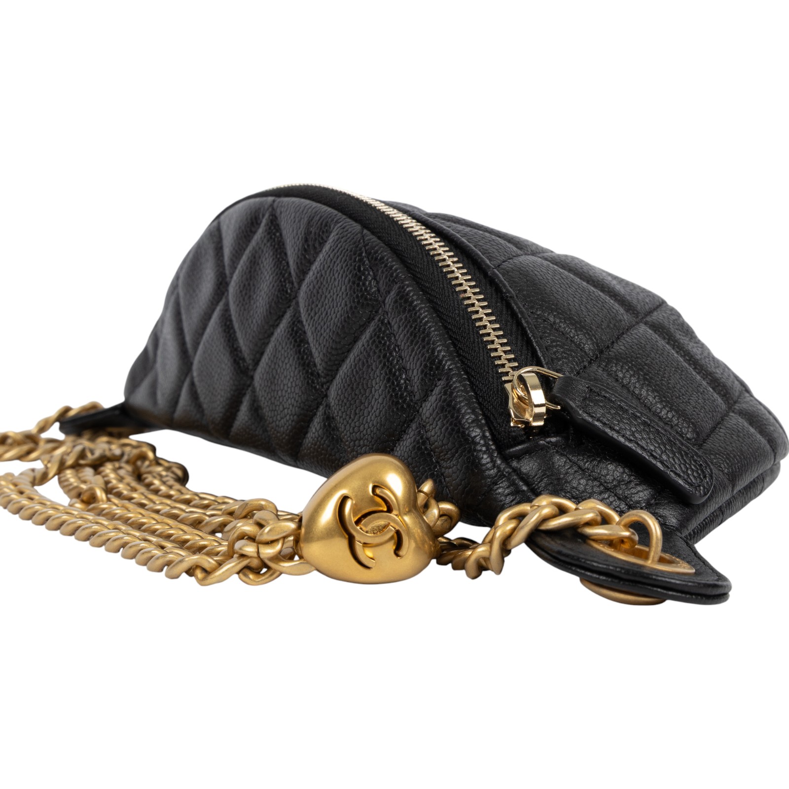 香奈兒 CHANEL 24P 腰包 胸包 AP3761 B10277 晶片款 黑金腰包 原廠盒子/防塵袋