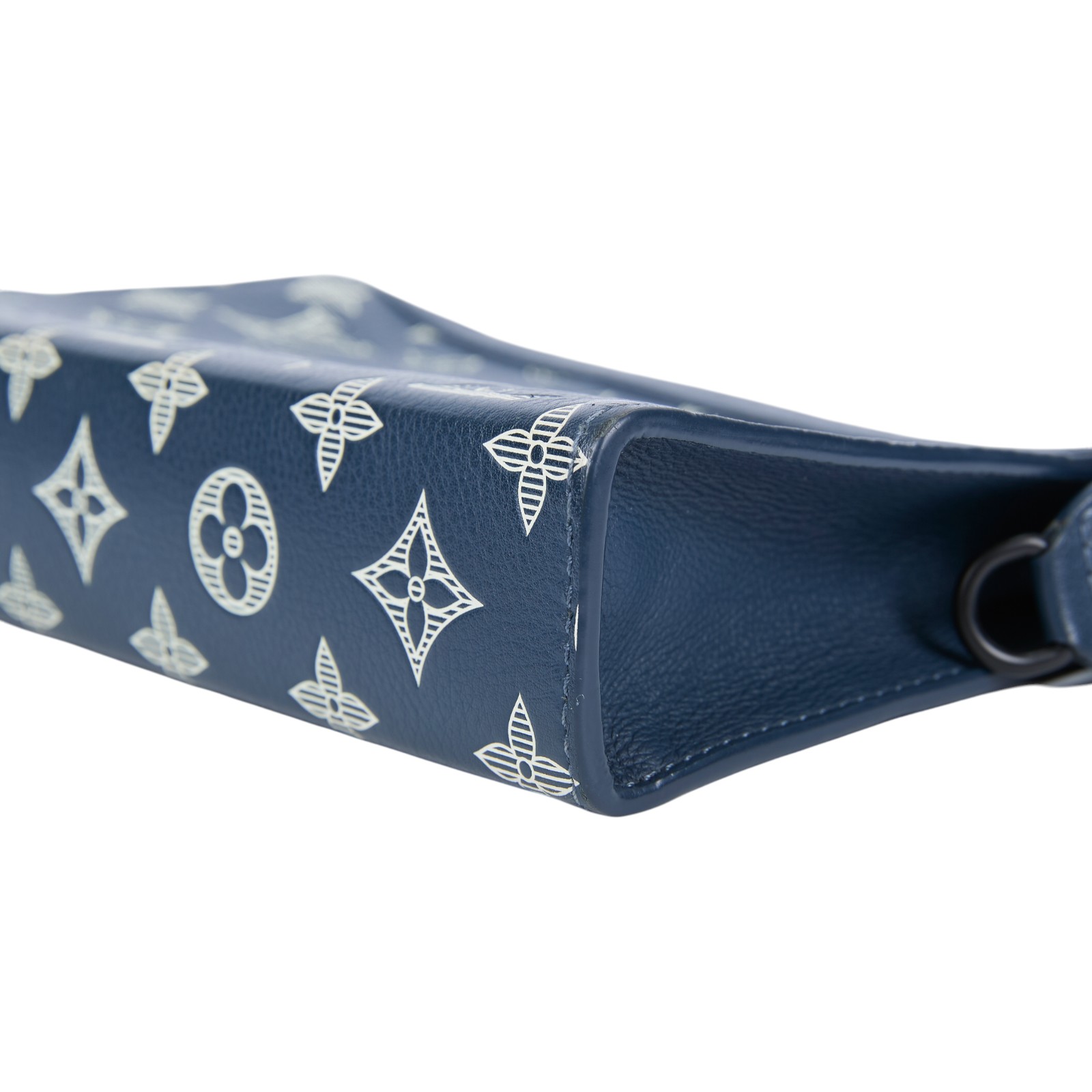 路易威登 LOUIS VUITTON Gaston 可穿戴式錢包 M83384 晶片款 深藍GASTON SHADOW 防塵袋/背帶/內袋